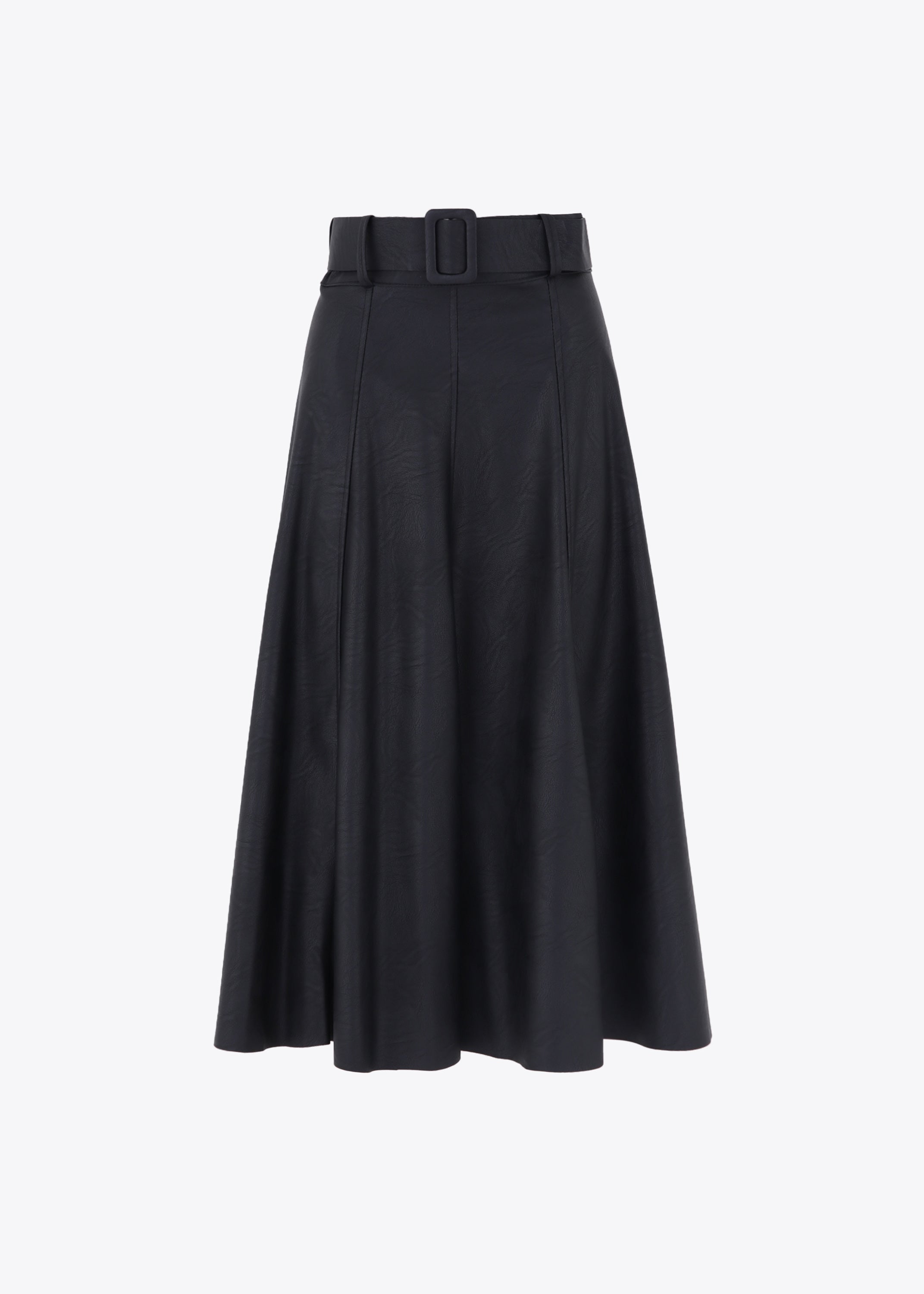 Gonna a ruota in ecopelle - FW23