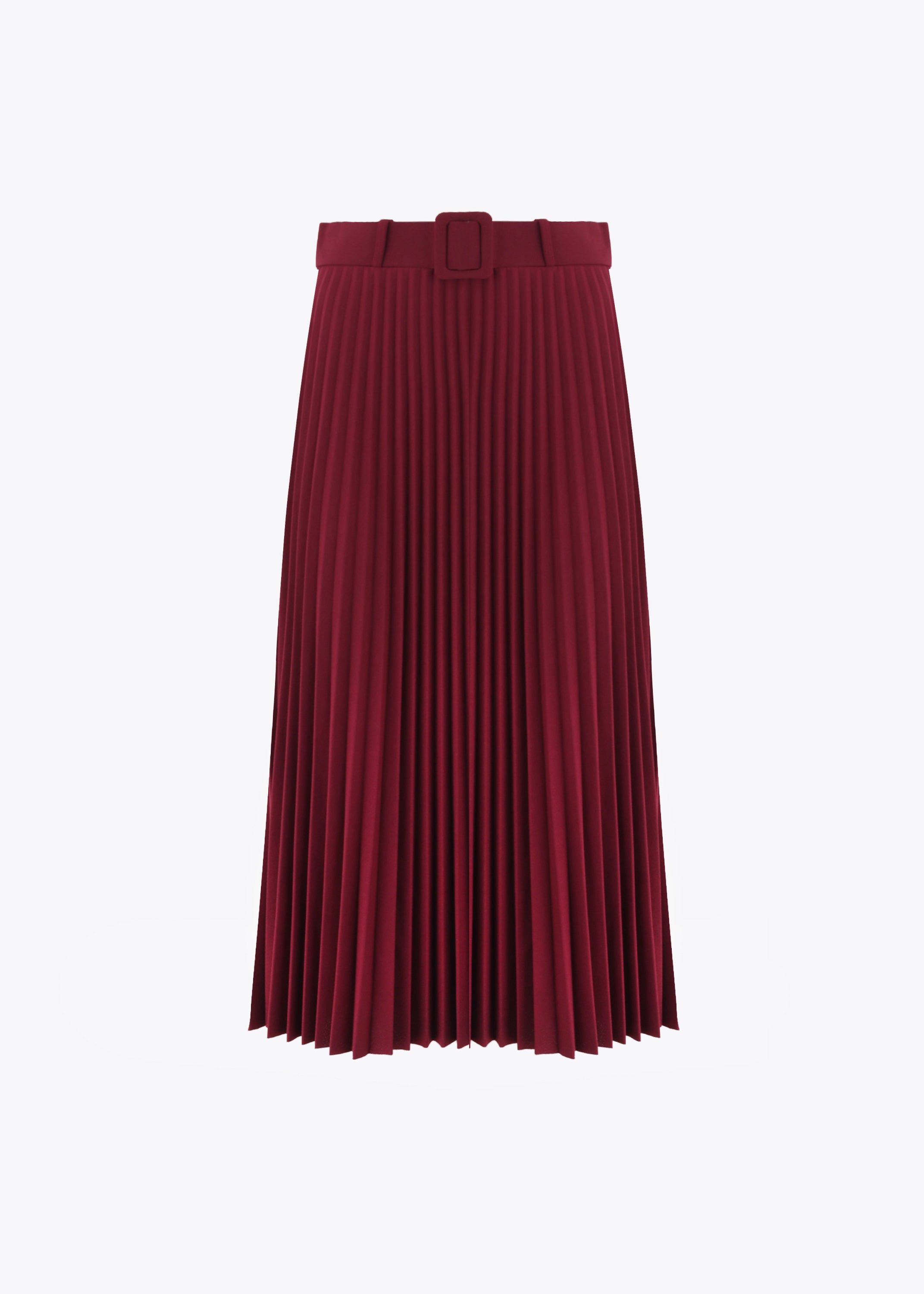 Gonna a ruota plissè in scuba crepe - FW23