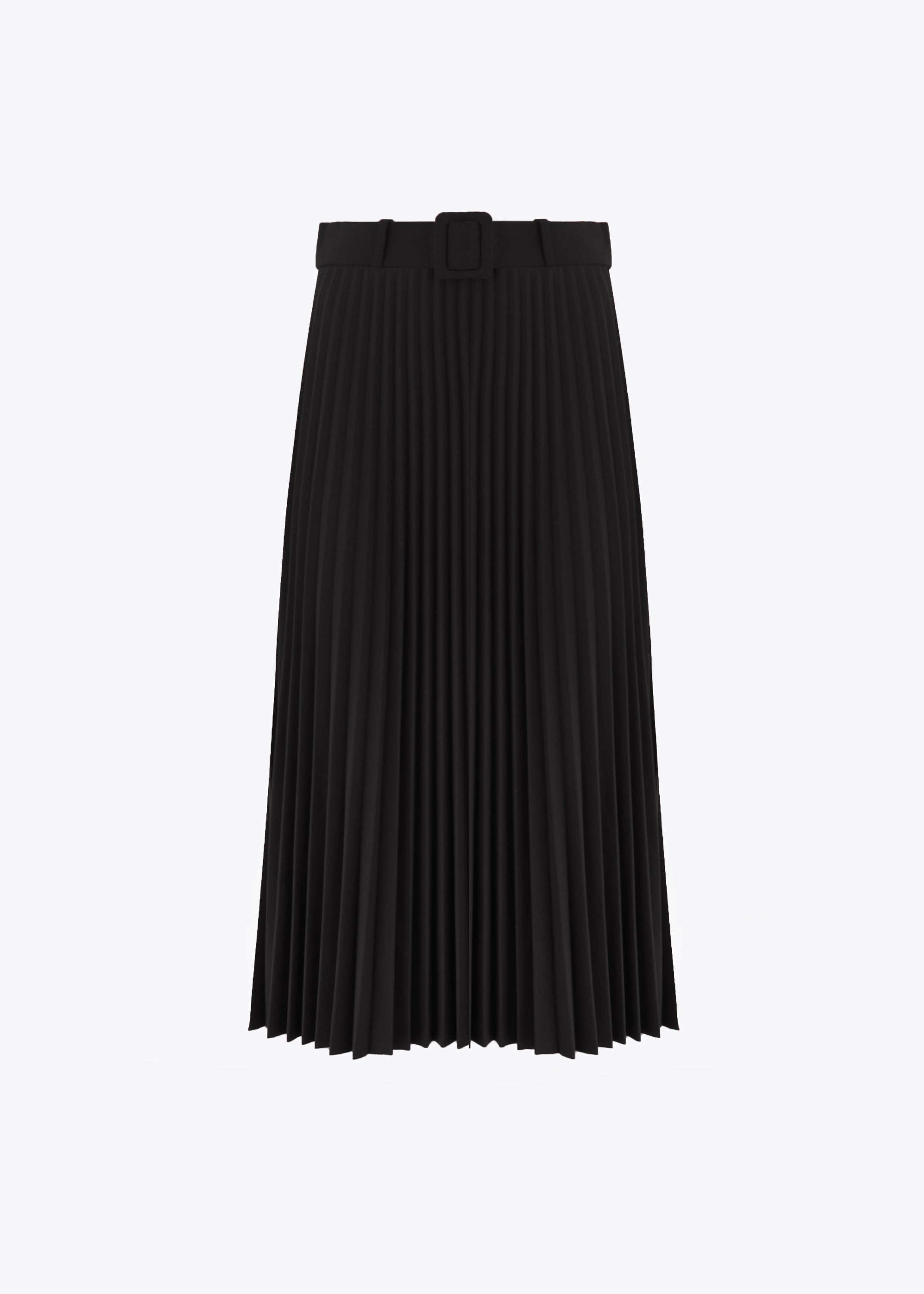 Gonna a ruota plissè in scuba crepe - FW23