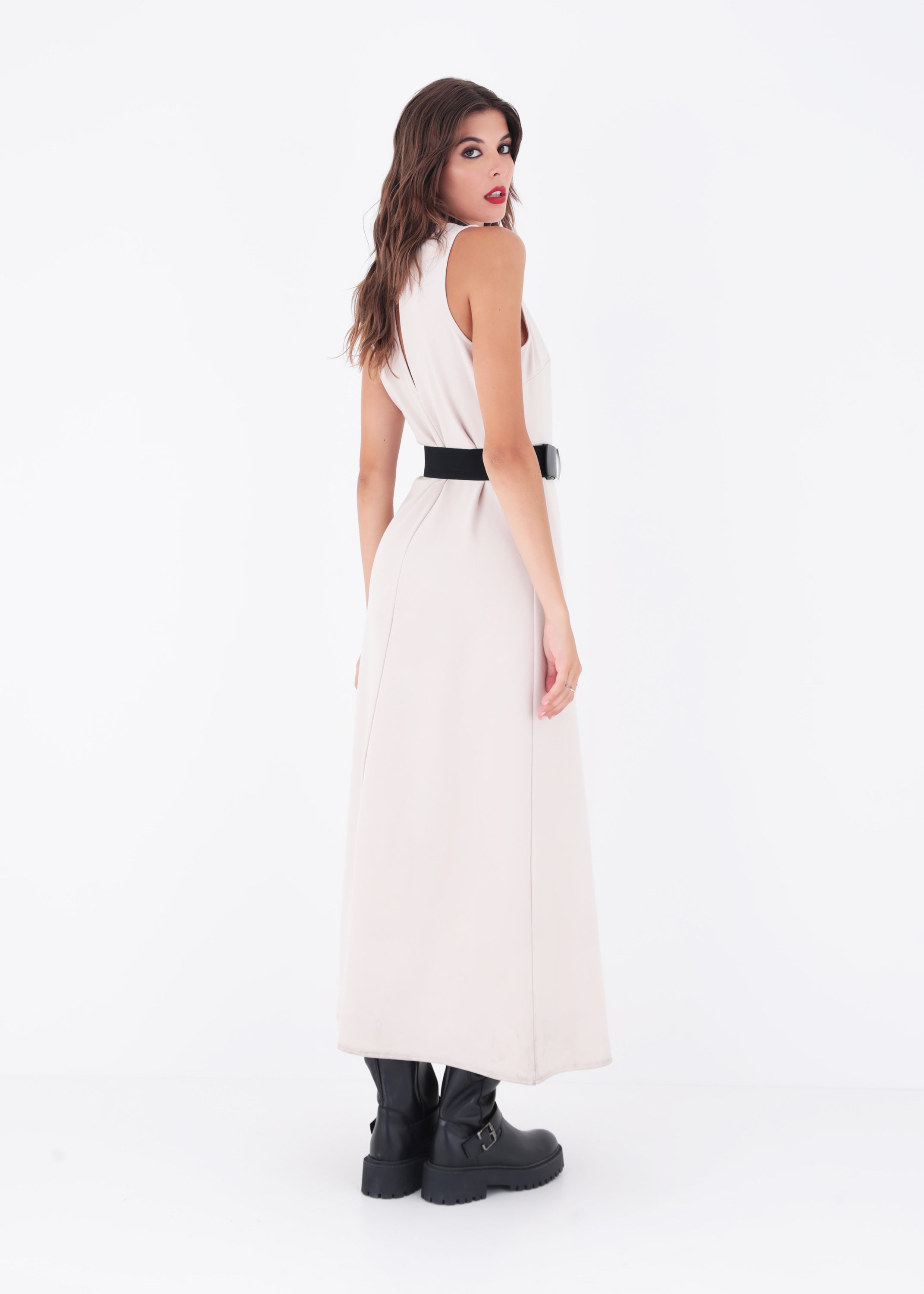 Abito lungo in punto milano - FW23