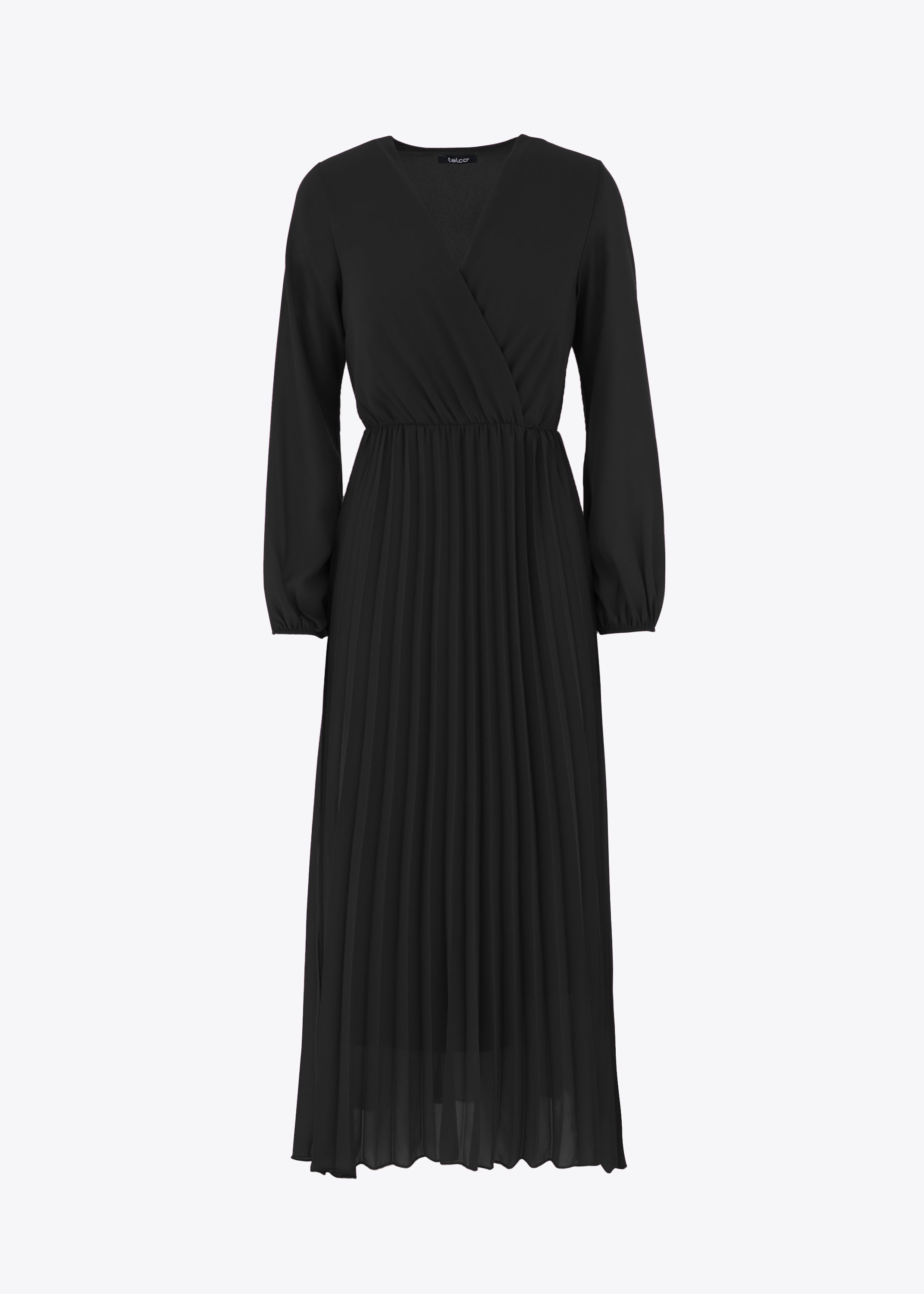 Abito lungo in georgette plissè - FW23