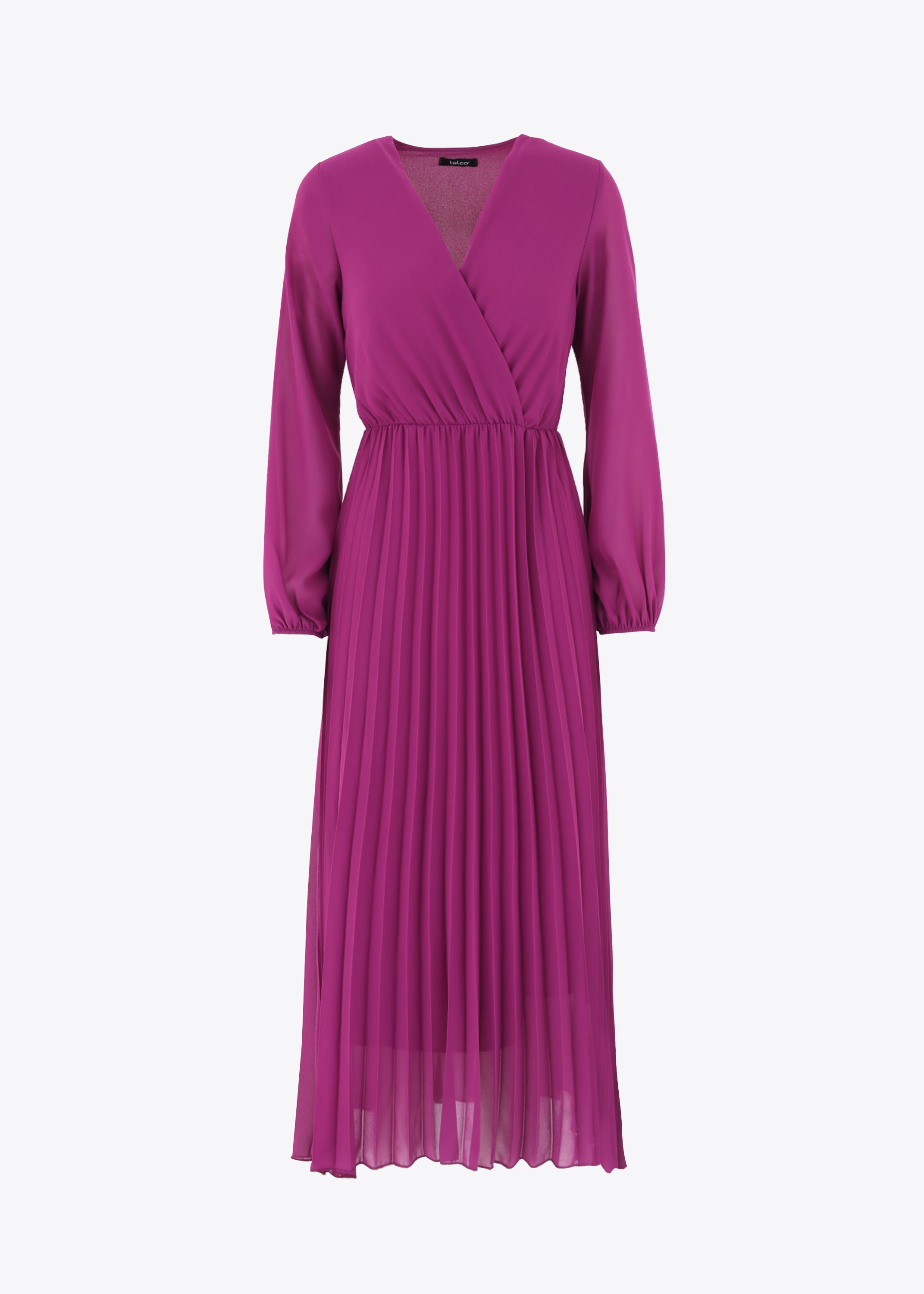 Abito lungo in georgette plissè - FW23