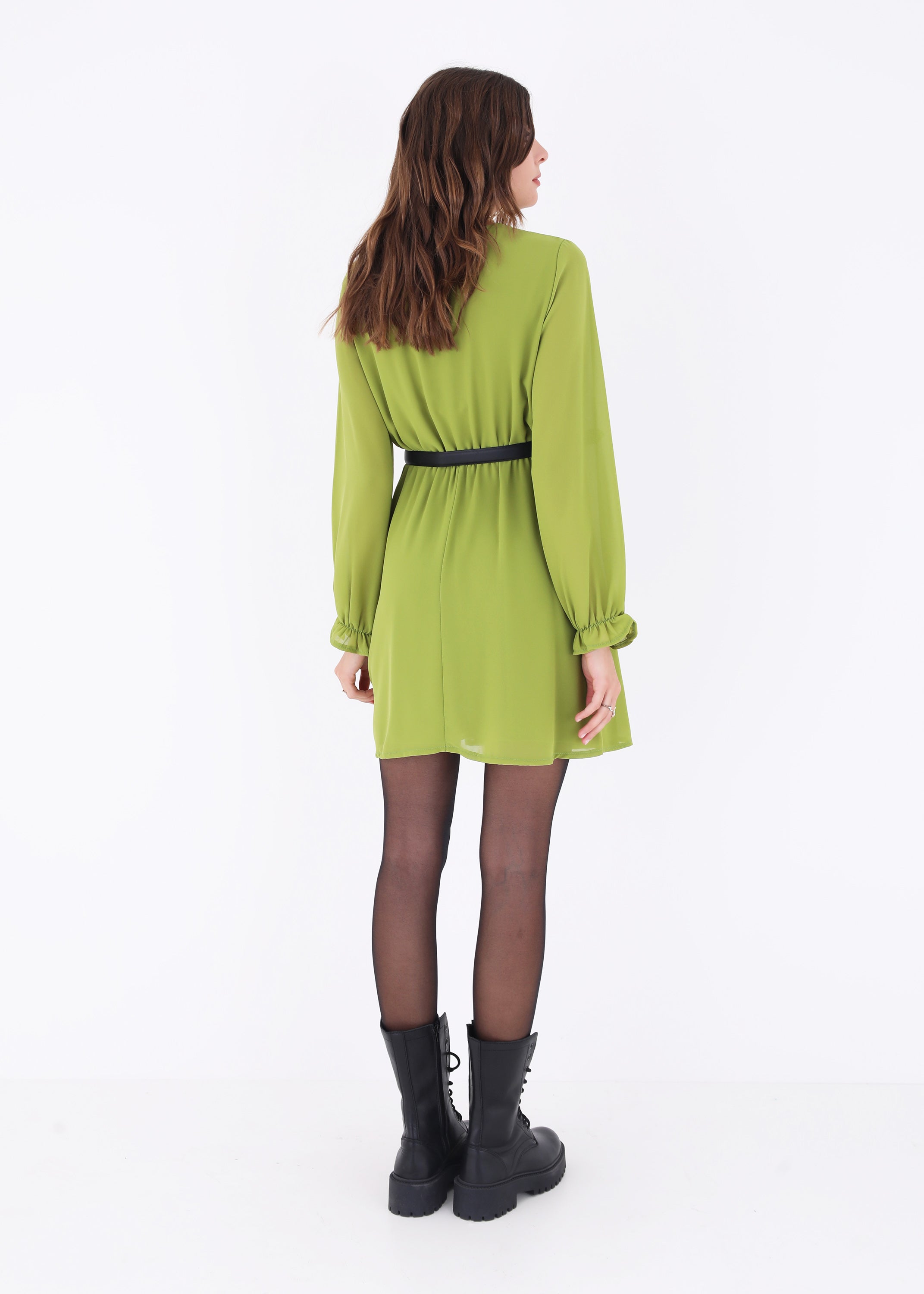 Abito corto in georgette - FW23