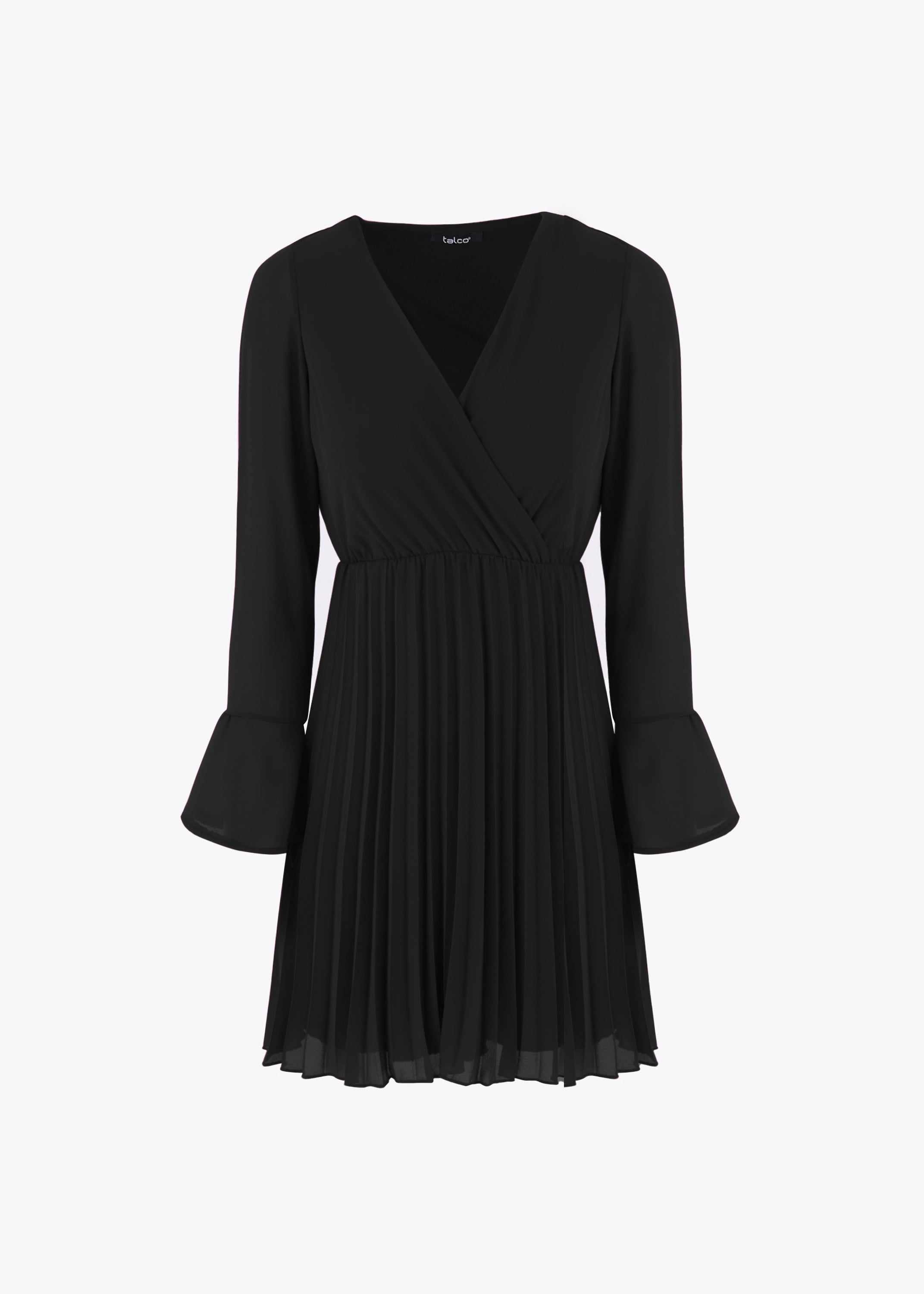 Abito corto in georgette plissè - FW23
