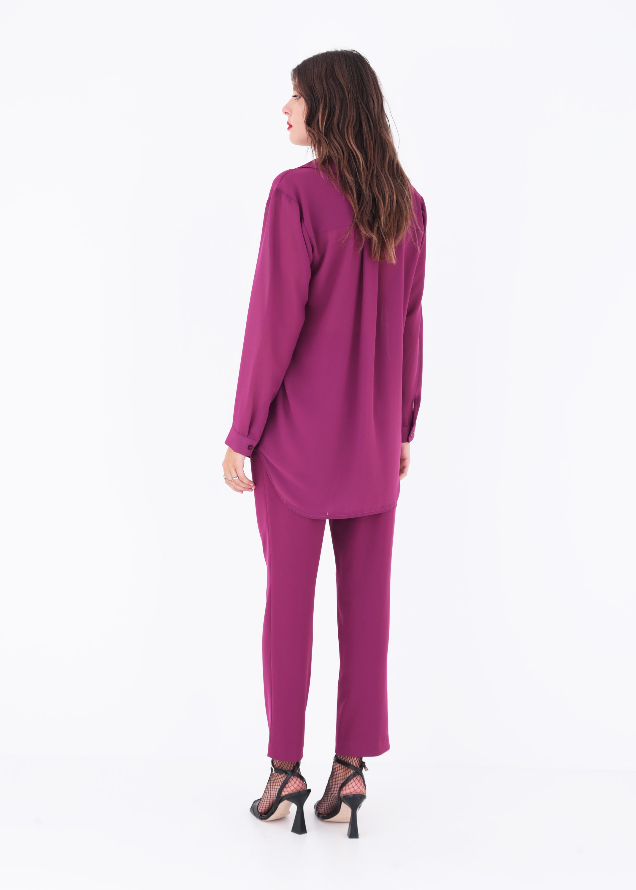 Camicia over in georgette - FW23