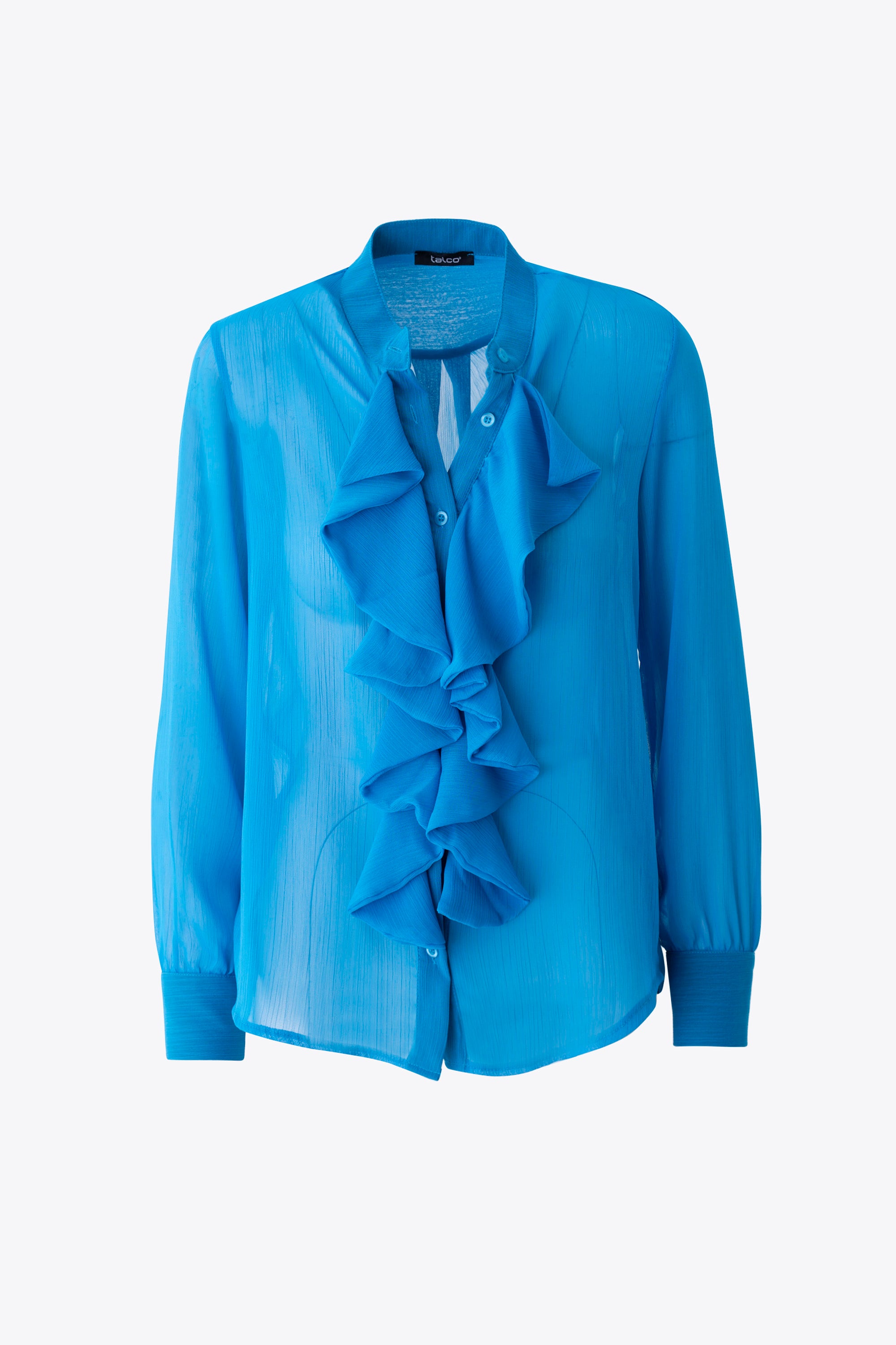 Camicia con rouches in georgette - FW26
