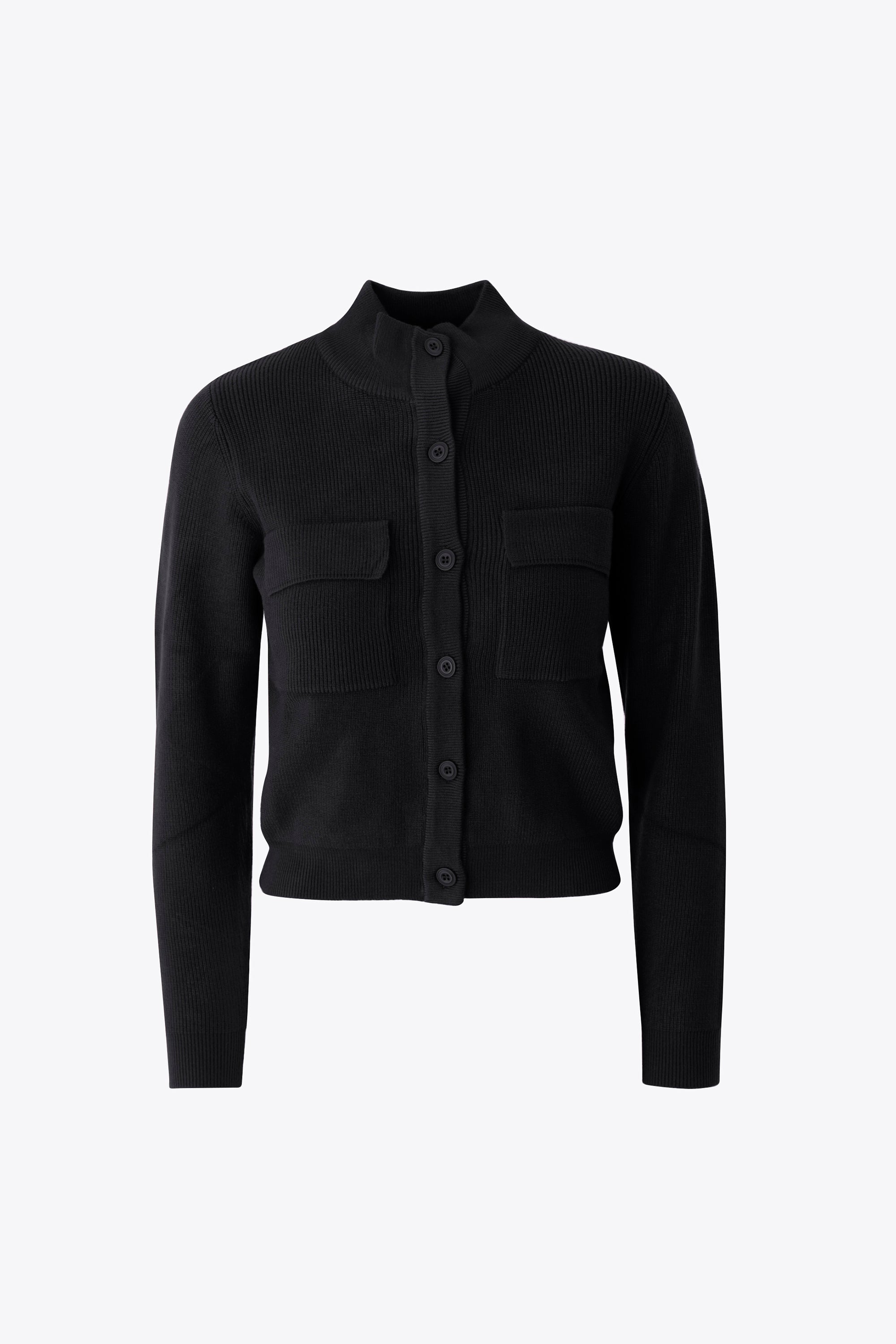 Bomber in maglia con tasche - FW26