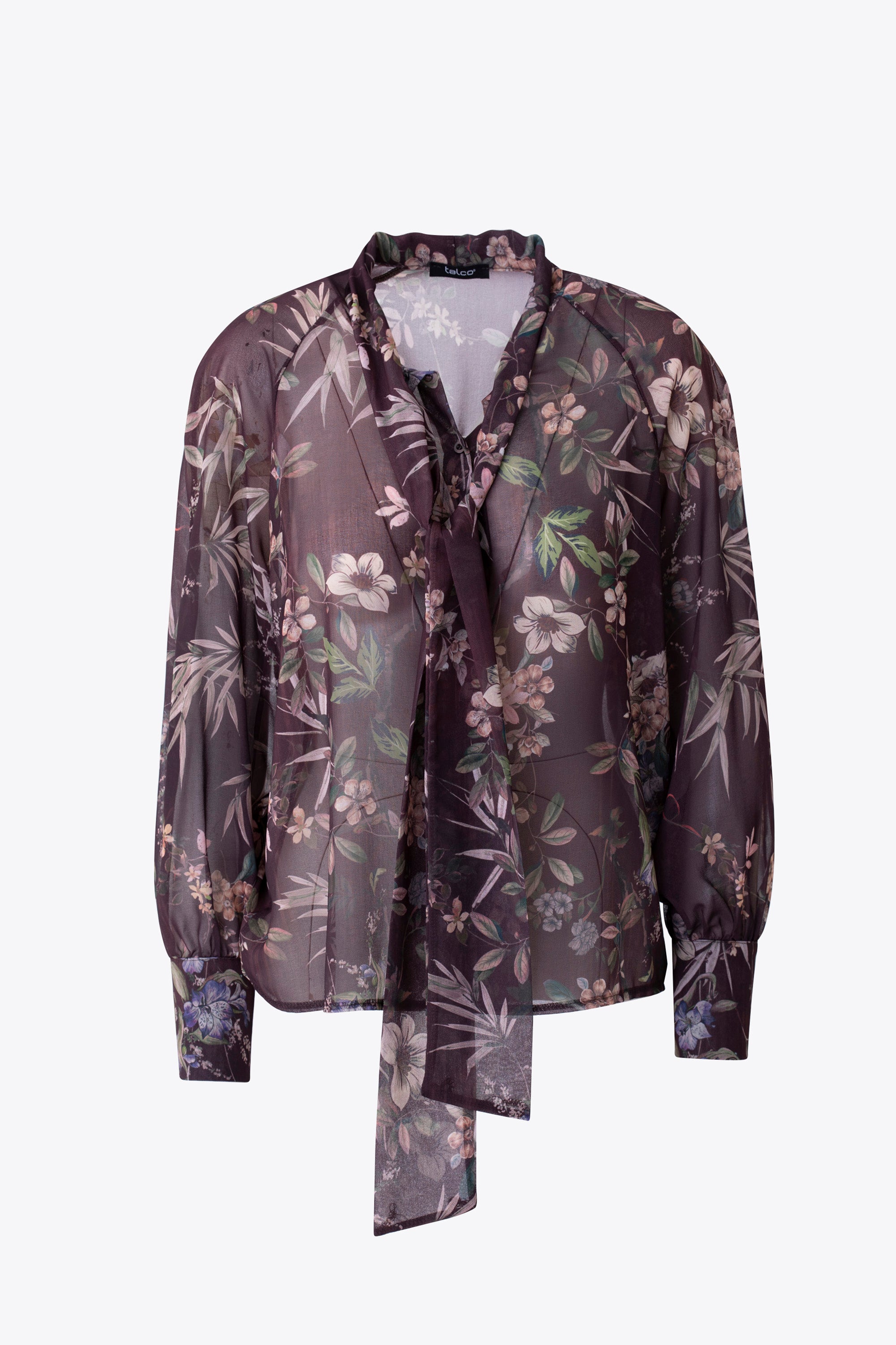 Camicia in georgette fantasia floreale - FW26