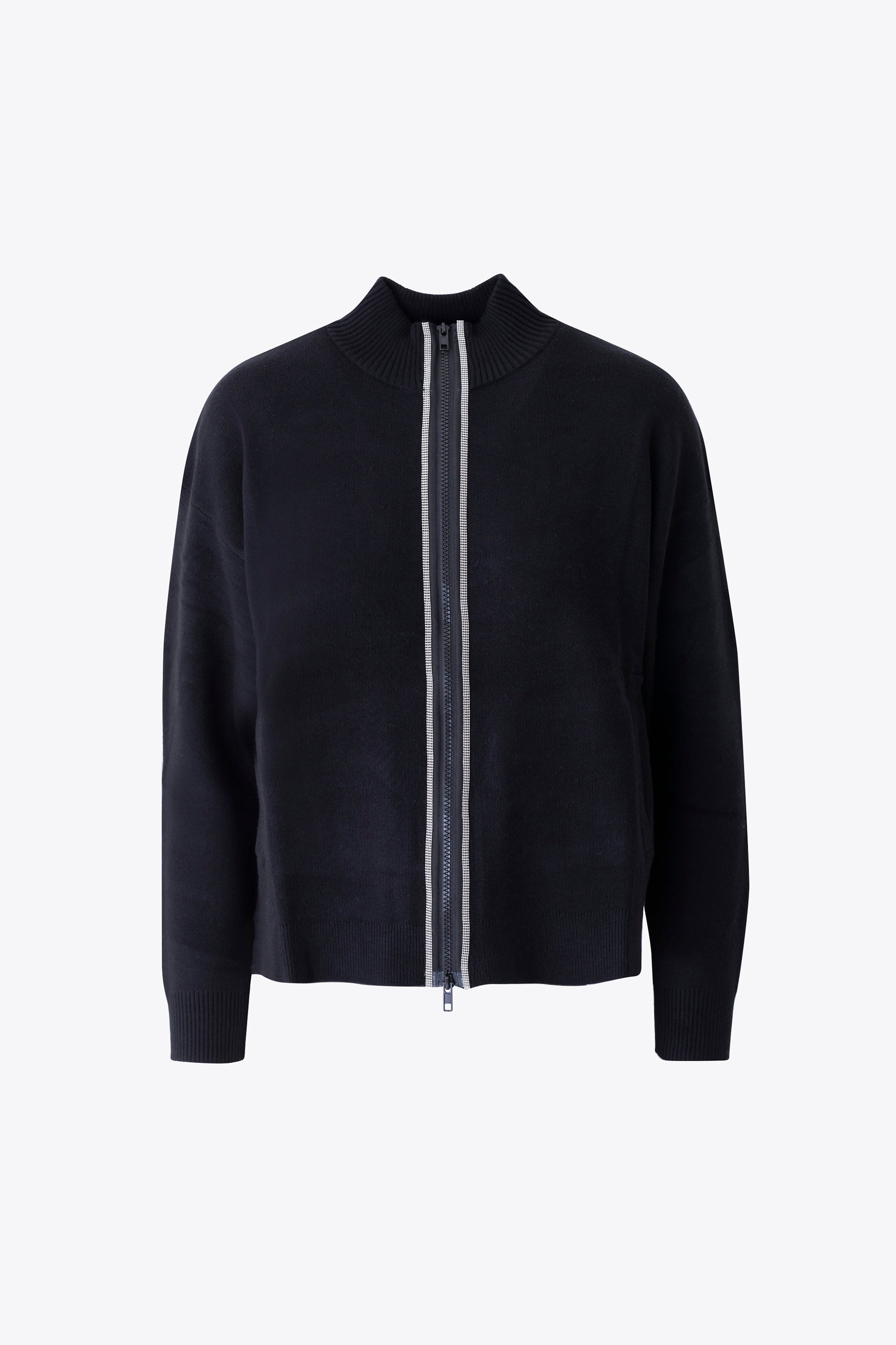 Cardigan in maglia con cerniera - FW26