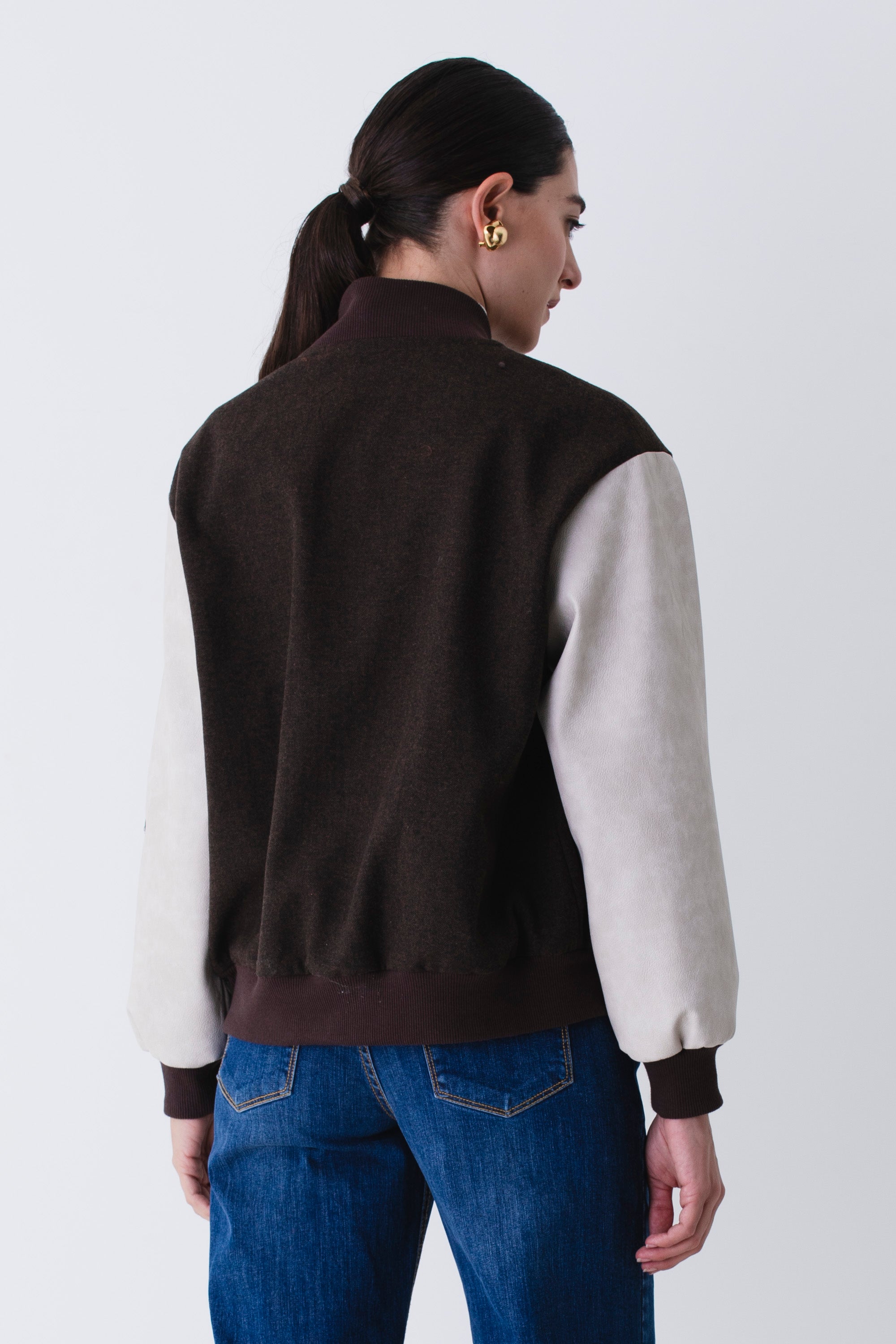 Bomber college con patch - FW26