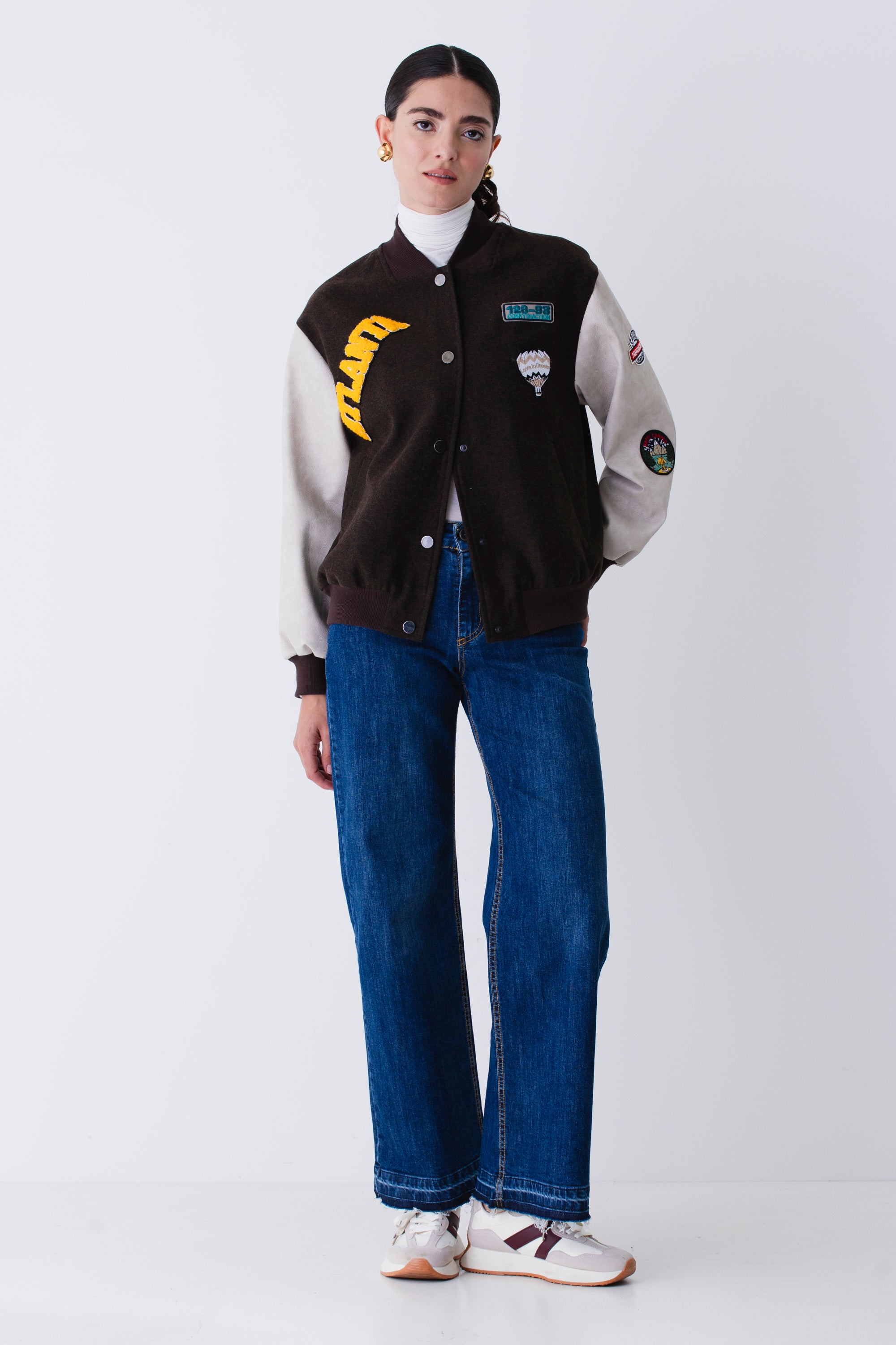 Bomber college con patch - FW26