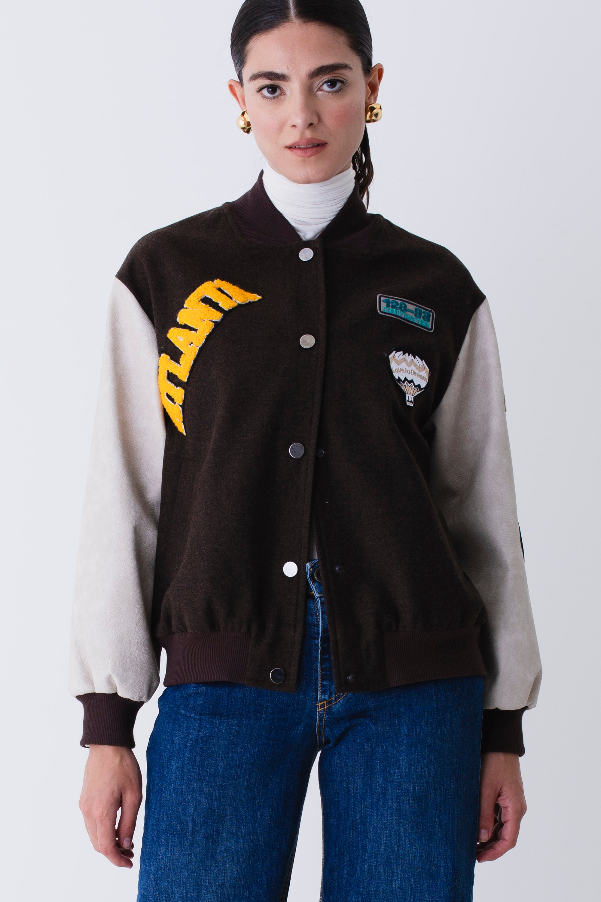 Bomber college con patch - FW26