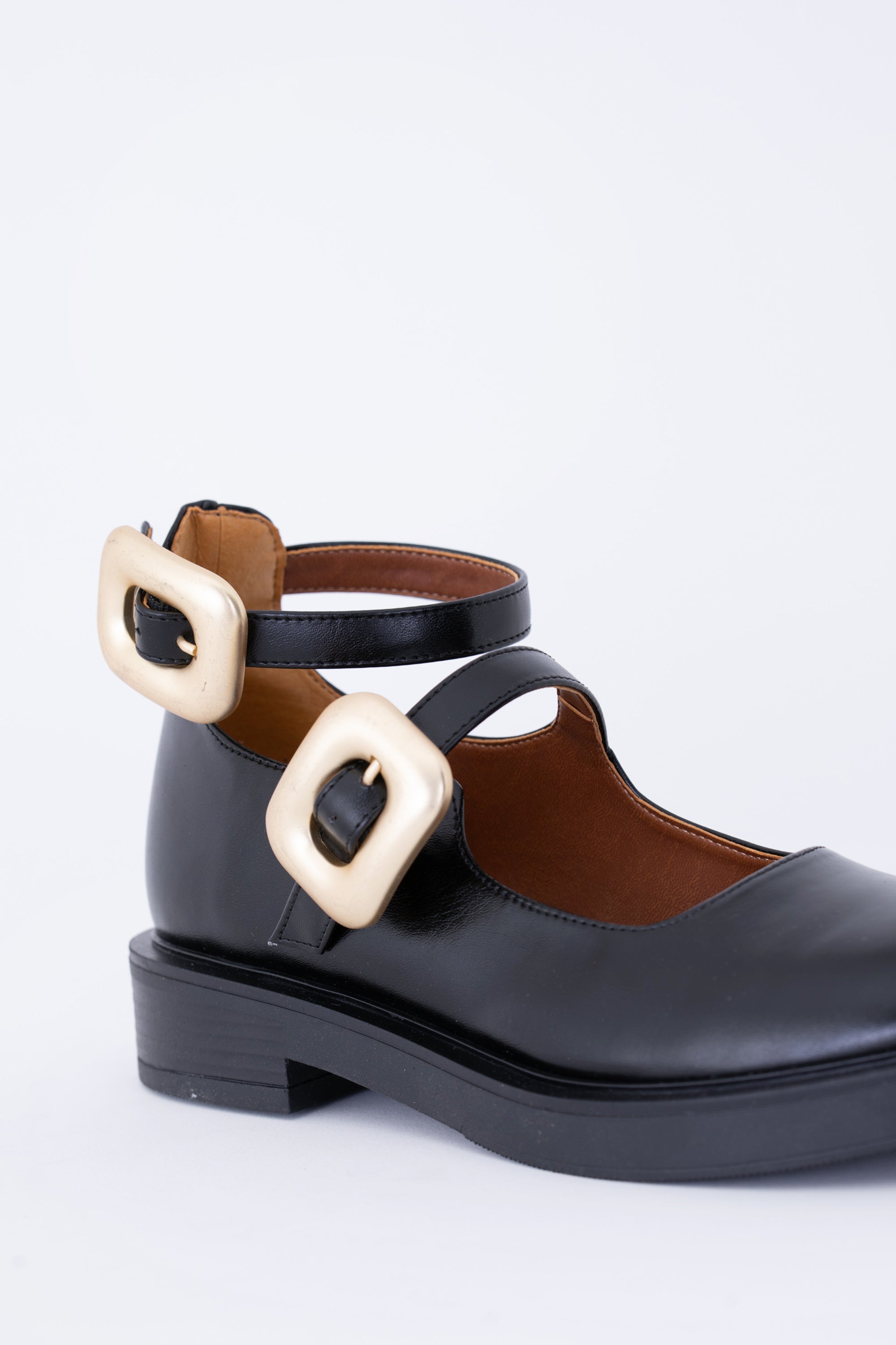 Scarpa Mary Jane bassa con doppia fibbia - FW25