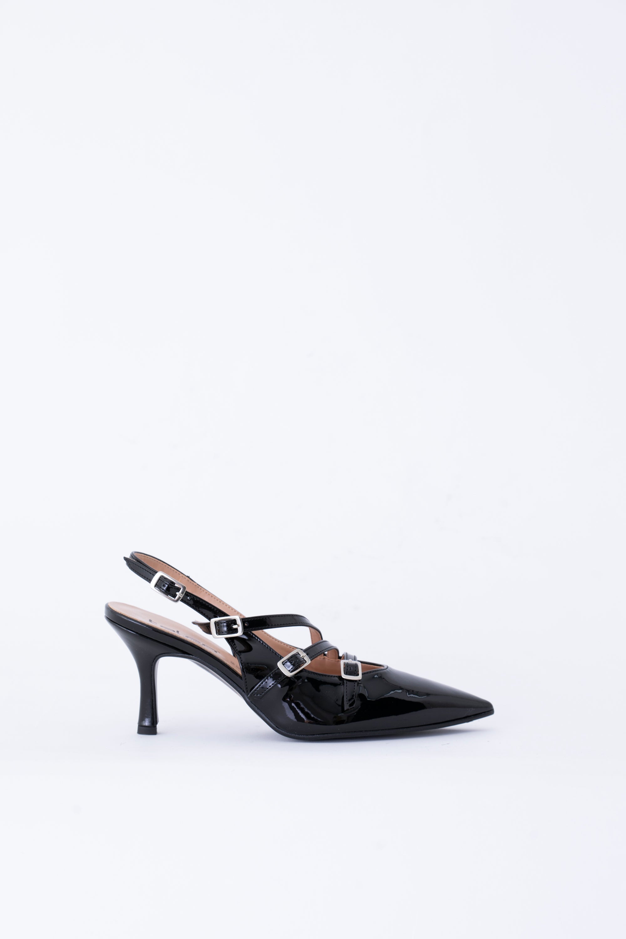 Slingback lucida con cinturini - FW26