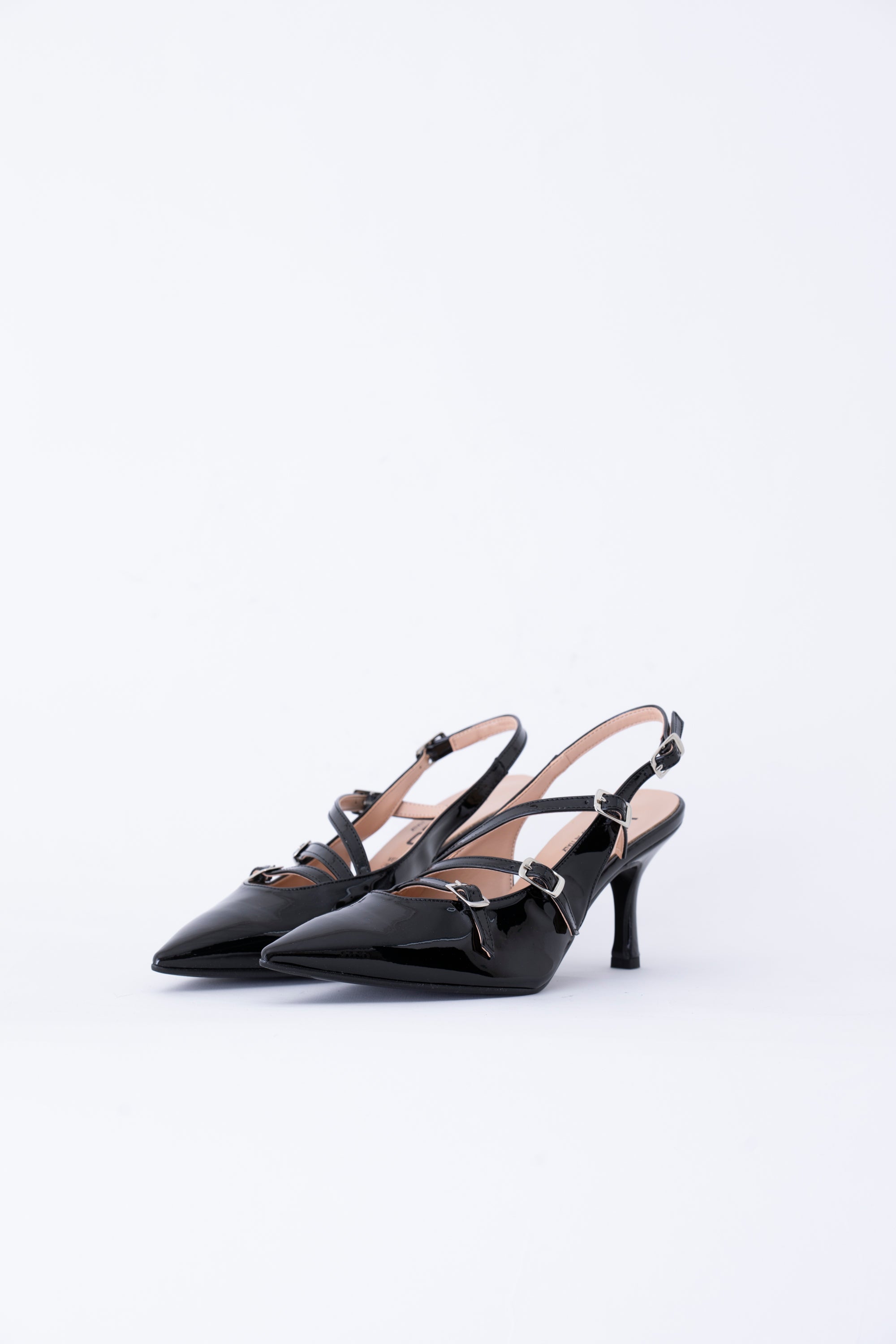 Slingback lucida con cinturini - FW26