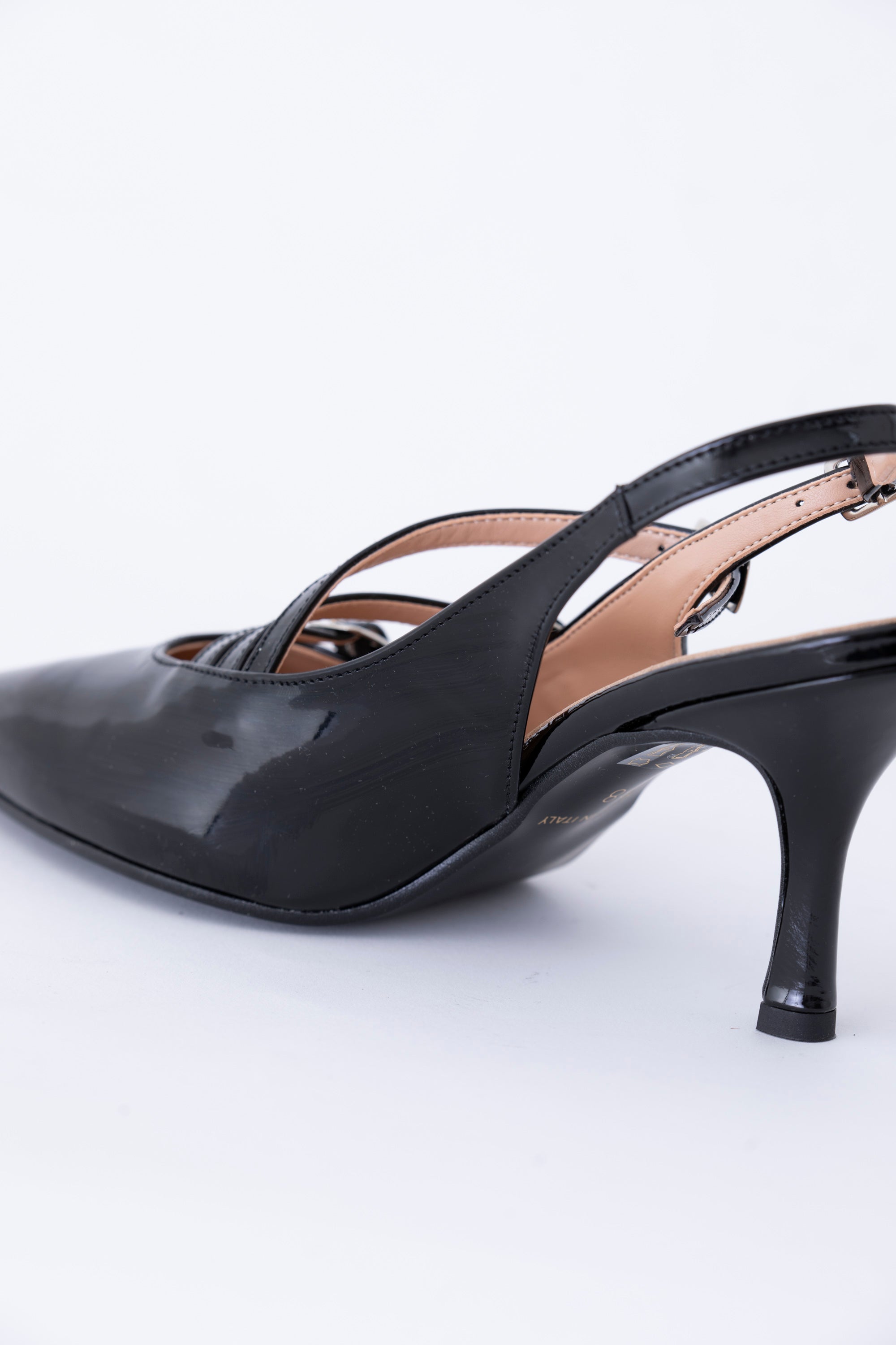 Slingback lucida con cinturini - FW26