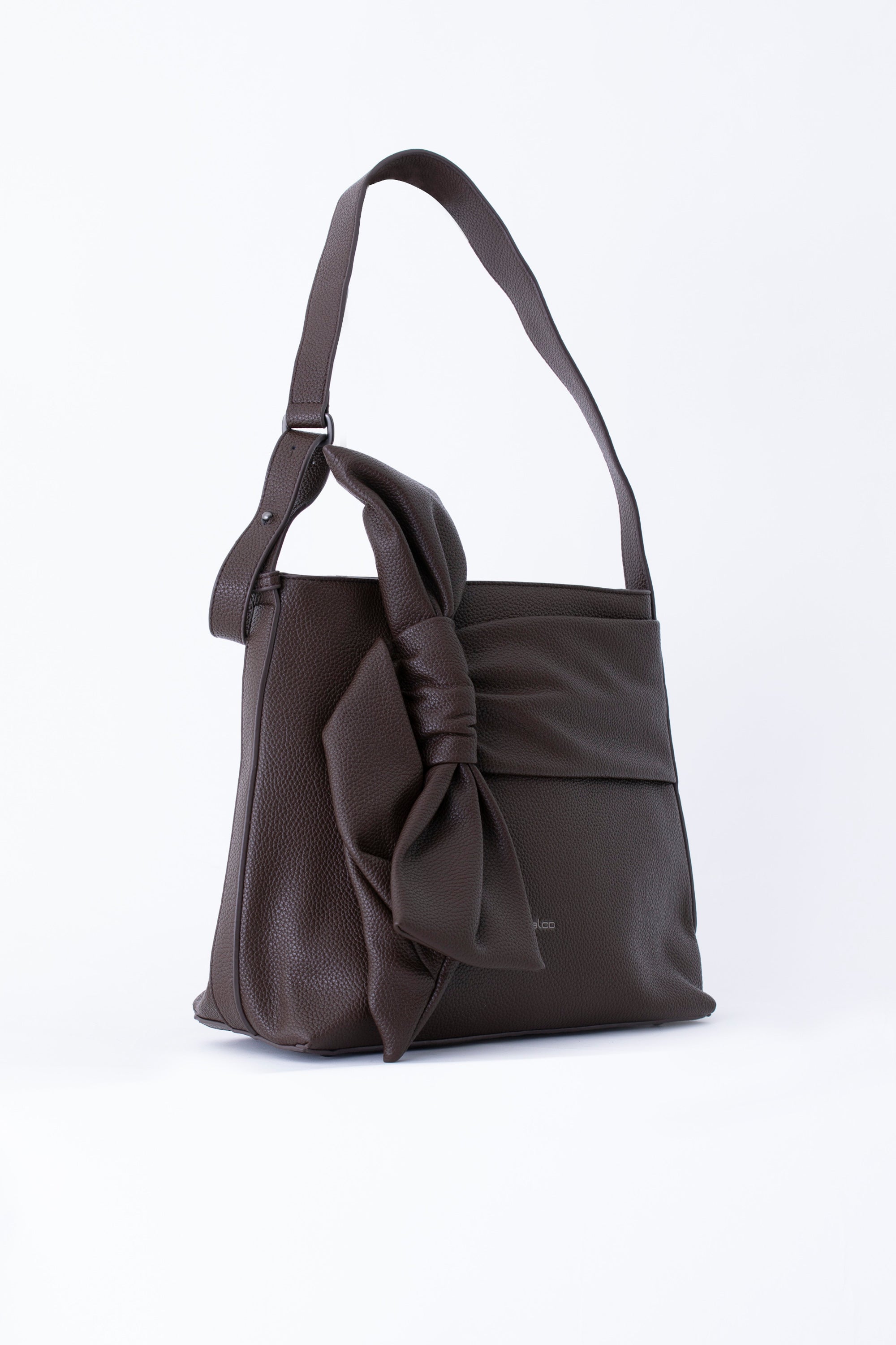 Shopper con maxi fiocco in similpelle - FW26