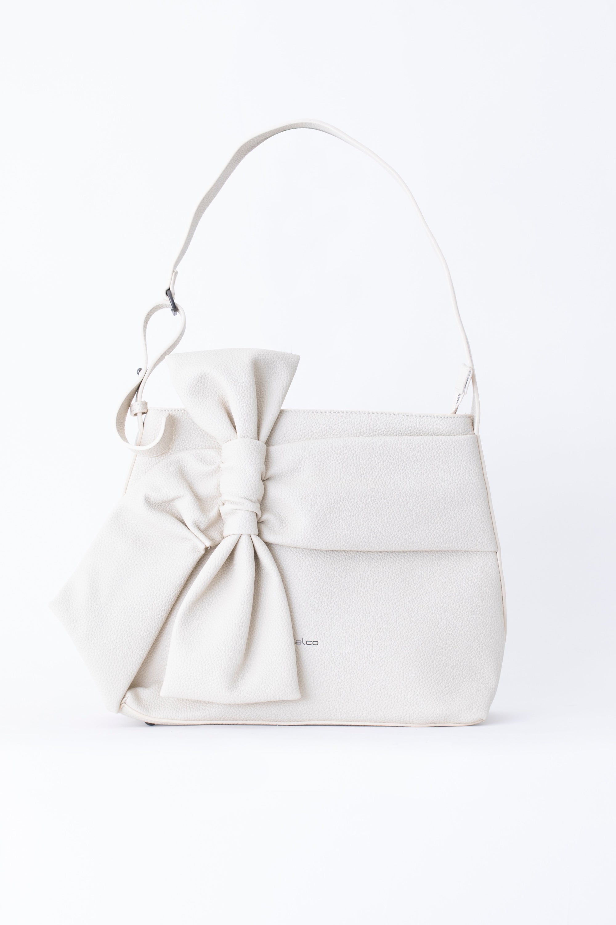 Shopper con maxi fiocco in similpelle - FW26