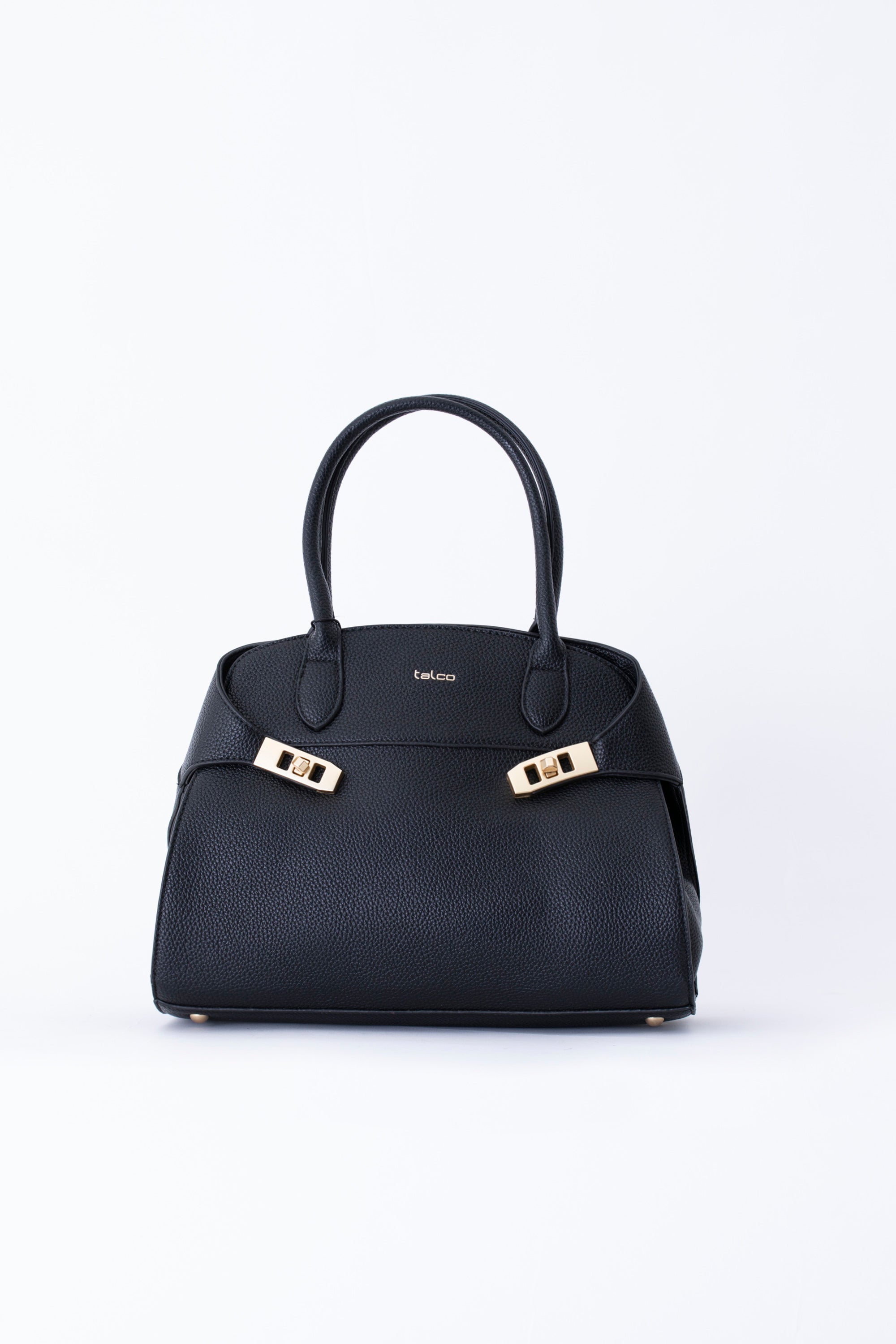 Borsa a mano con fibbie in similpelle - FW26