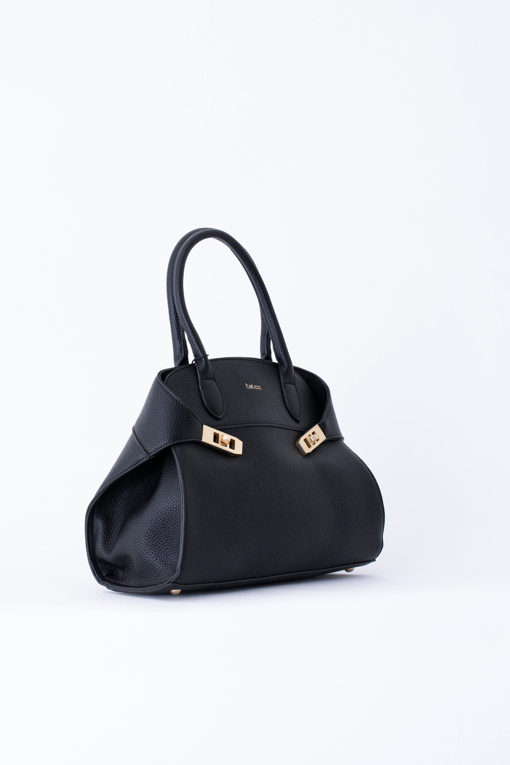 Borsa a mano con fibbie in similpelle - FW26