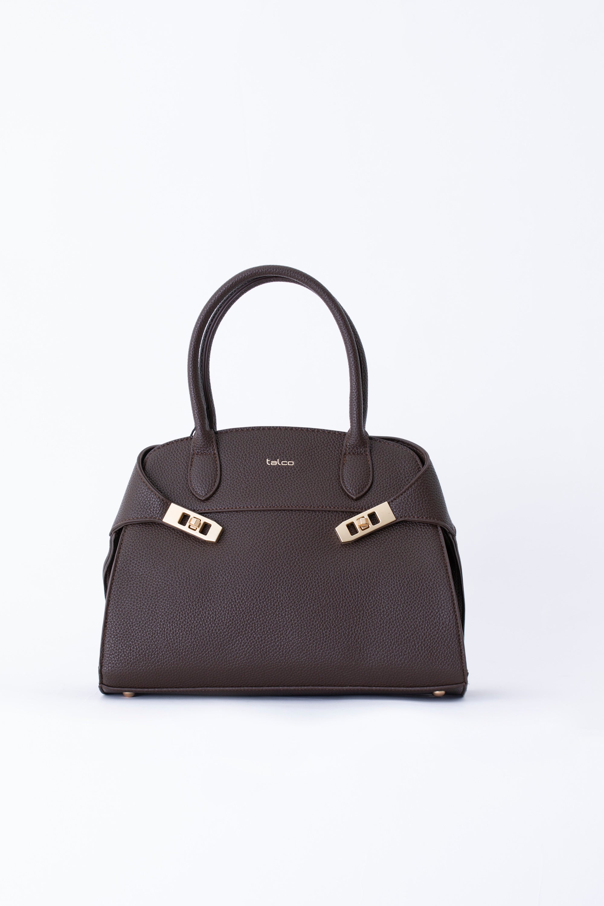 Borsa a mano con fibbie in similpelle - FW26