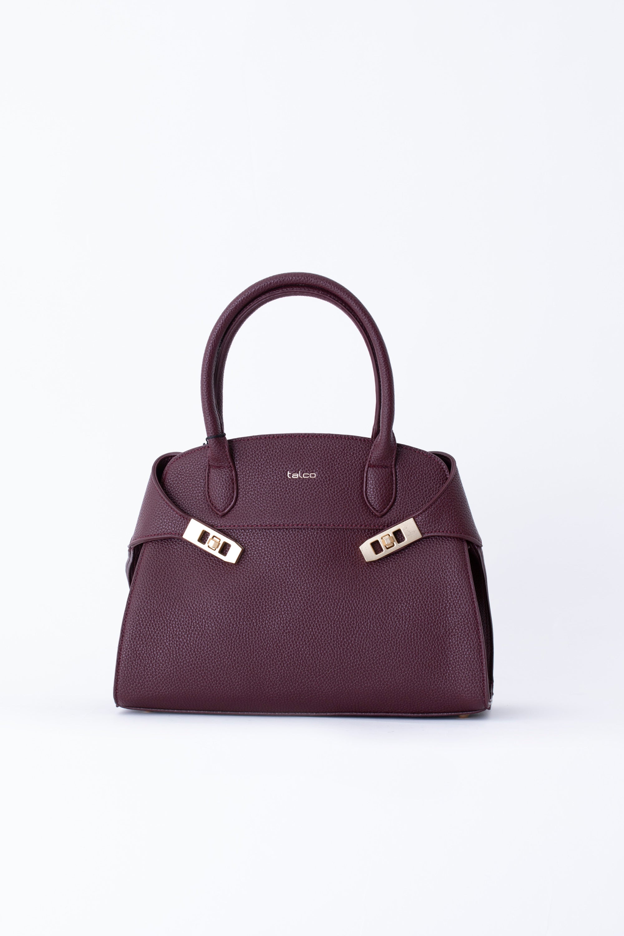Borsa a mano con fibbie in similpelle - FW26