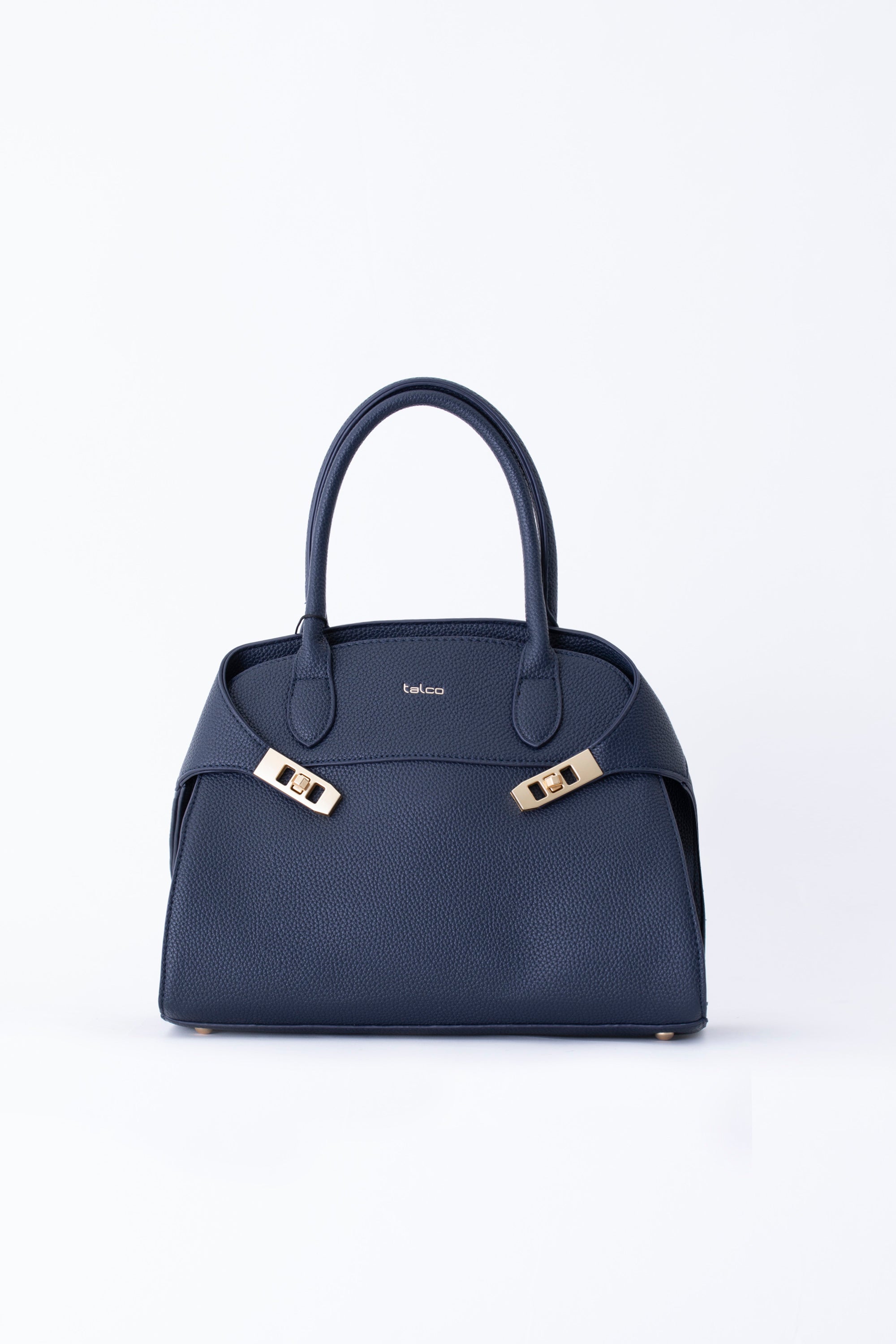 Borsa a mano con fibbie in similpelle - FW26