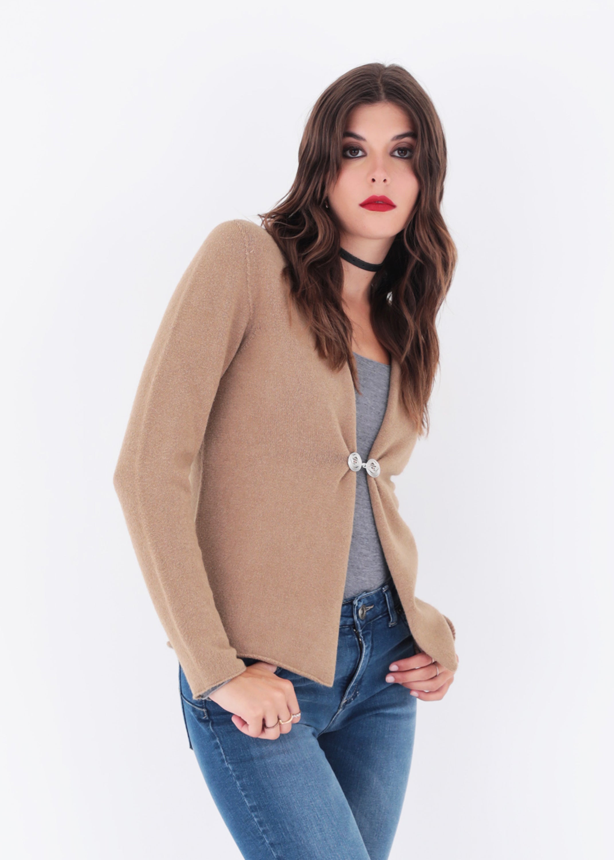 Giacca in maglia con gancio - FW23