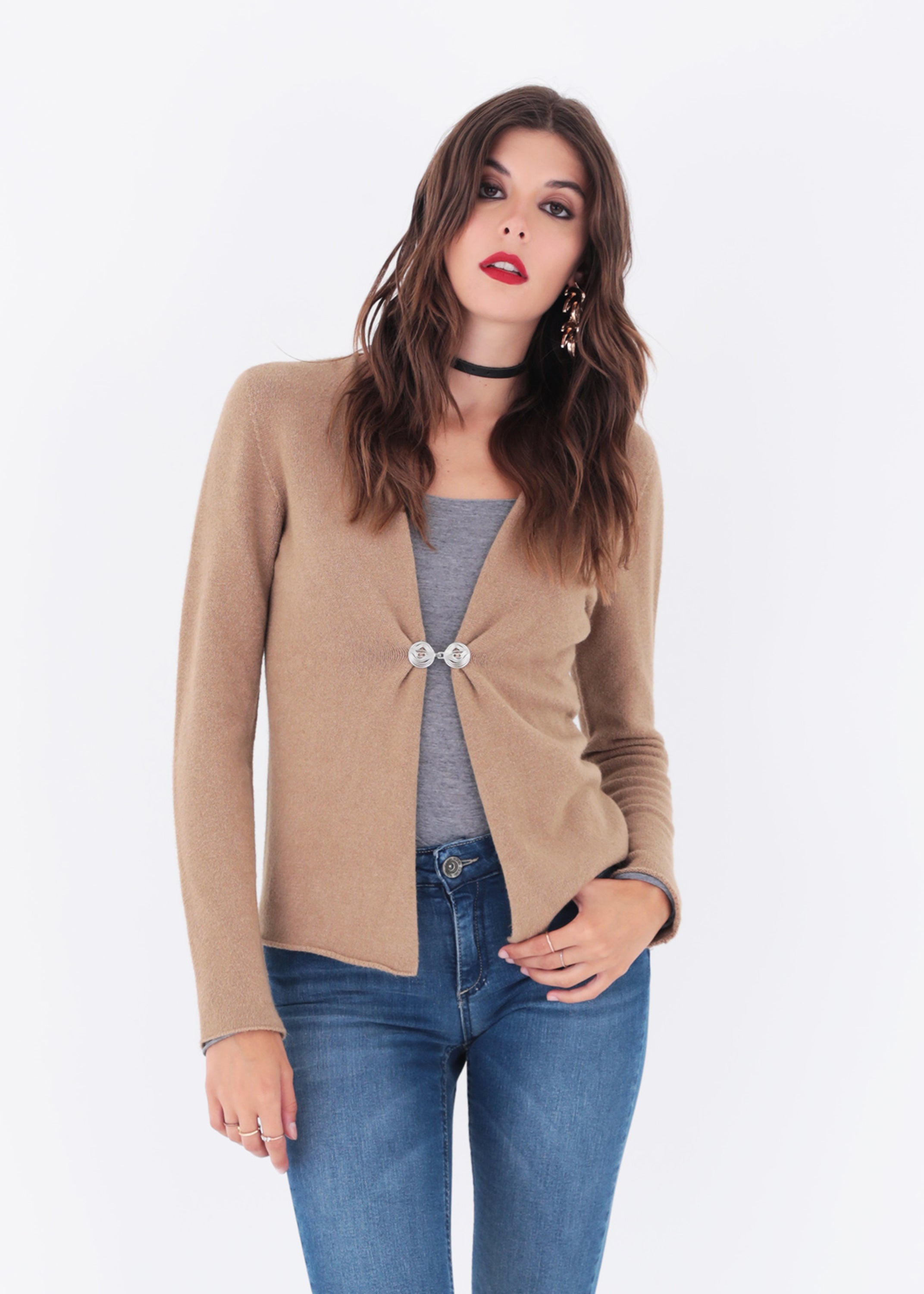 Giacca in maglia con gancio - FW23