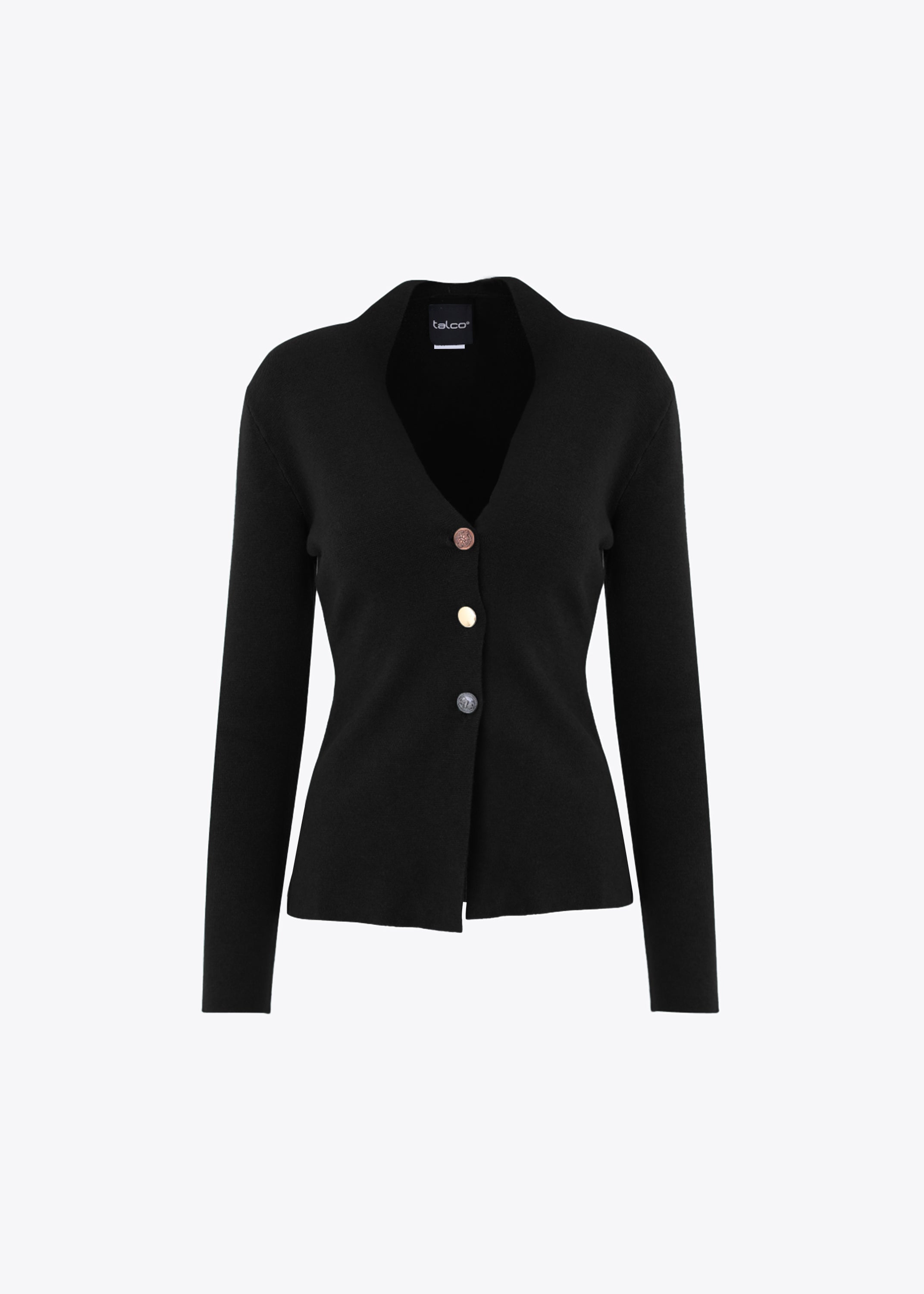 Giacca in maglia con bottoni military - FW23