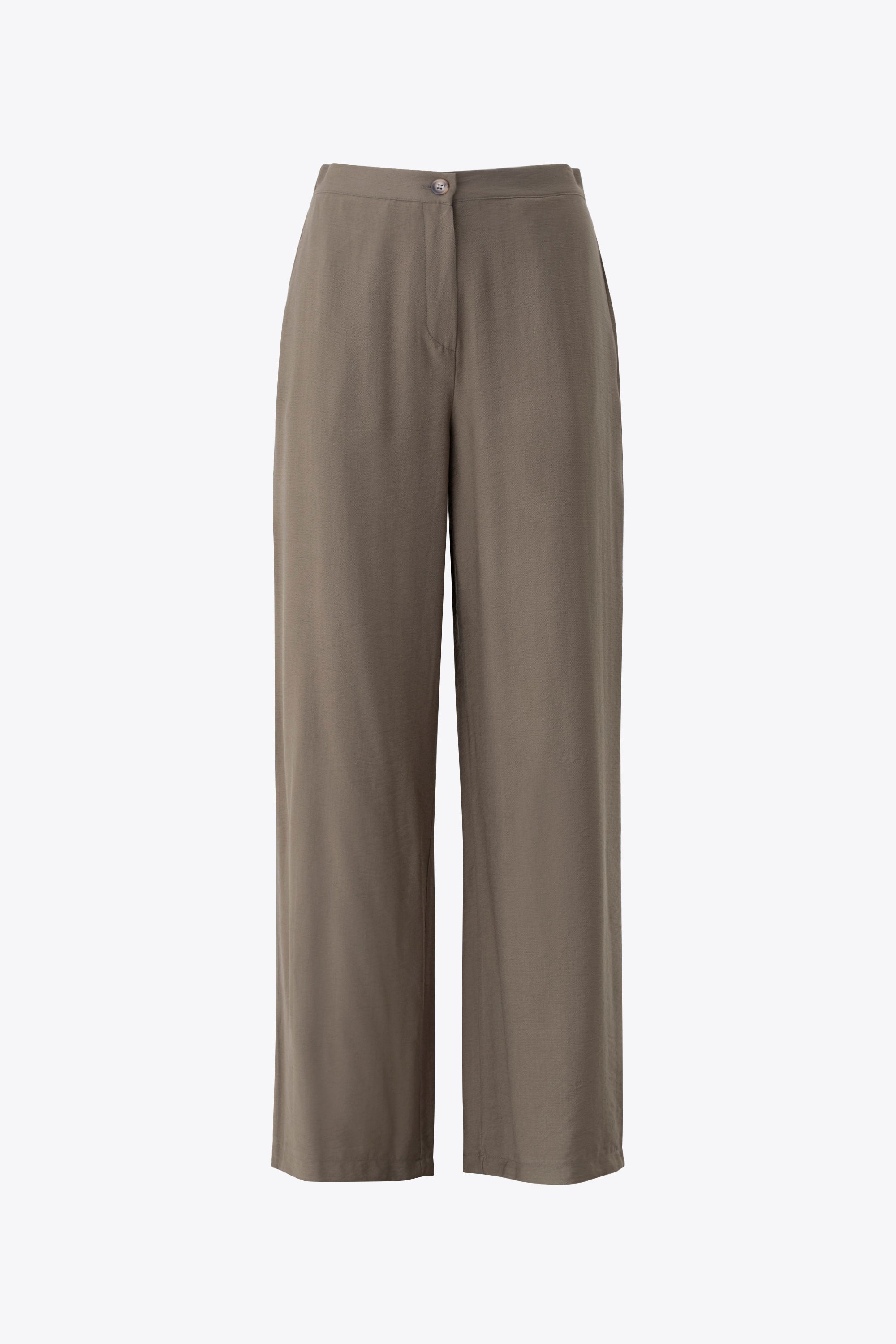 Pantalone a palazzo in viscosa effetto mosso - PE25