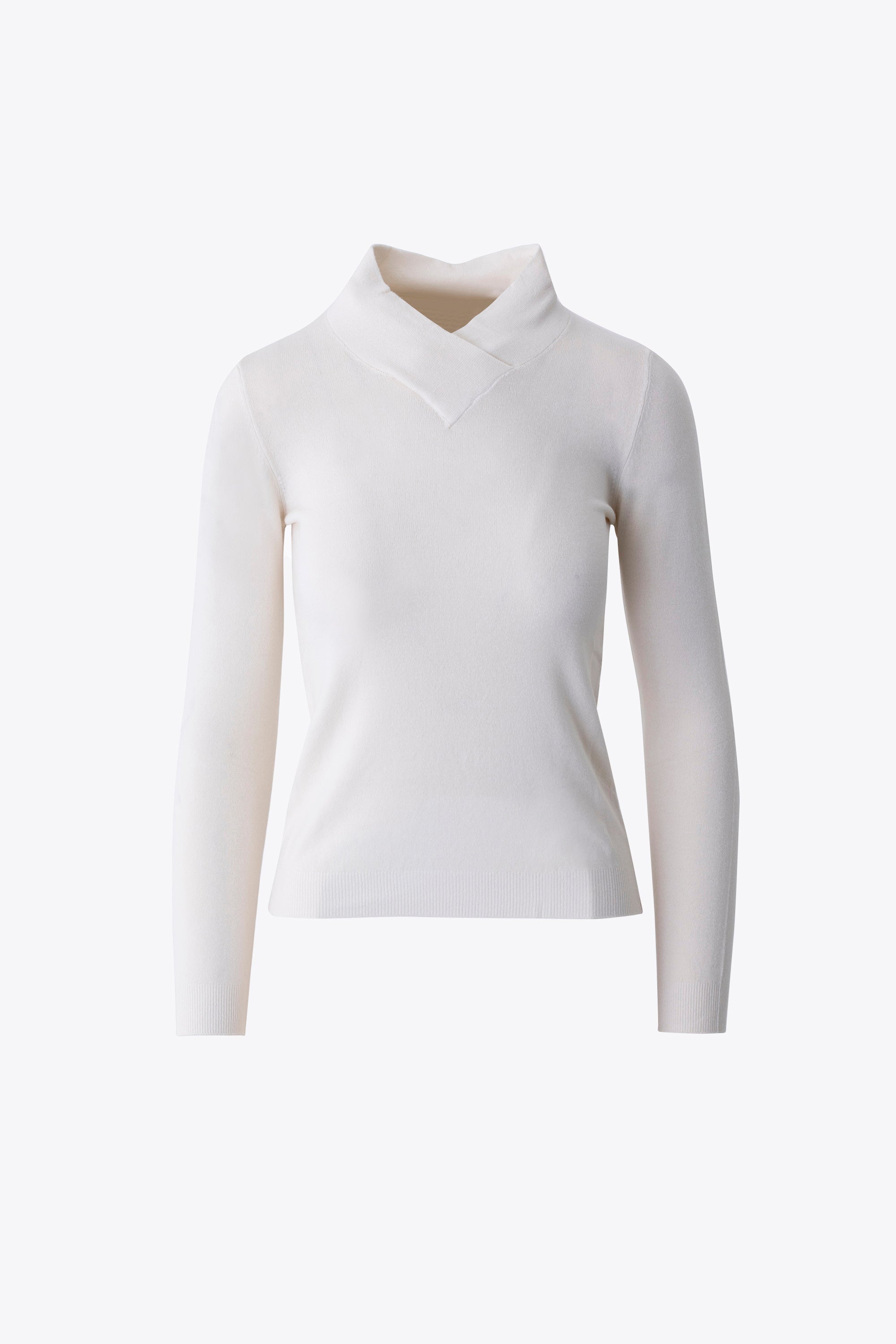 Maglia in viscosa collo incrociato - FW26