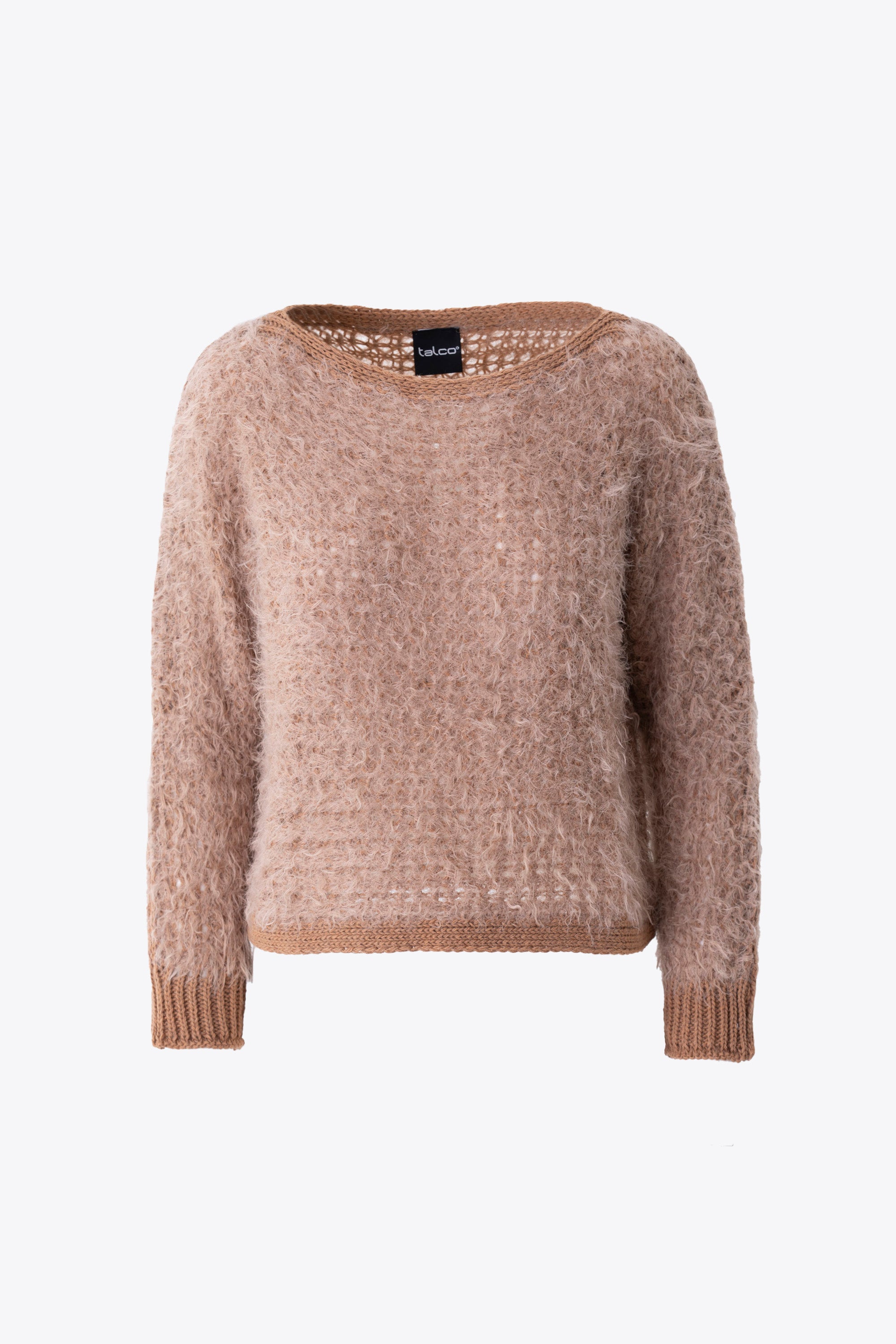 Pullover in maglia effetto pelliccia - FW26