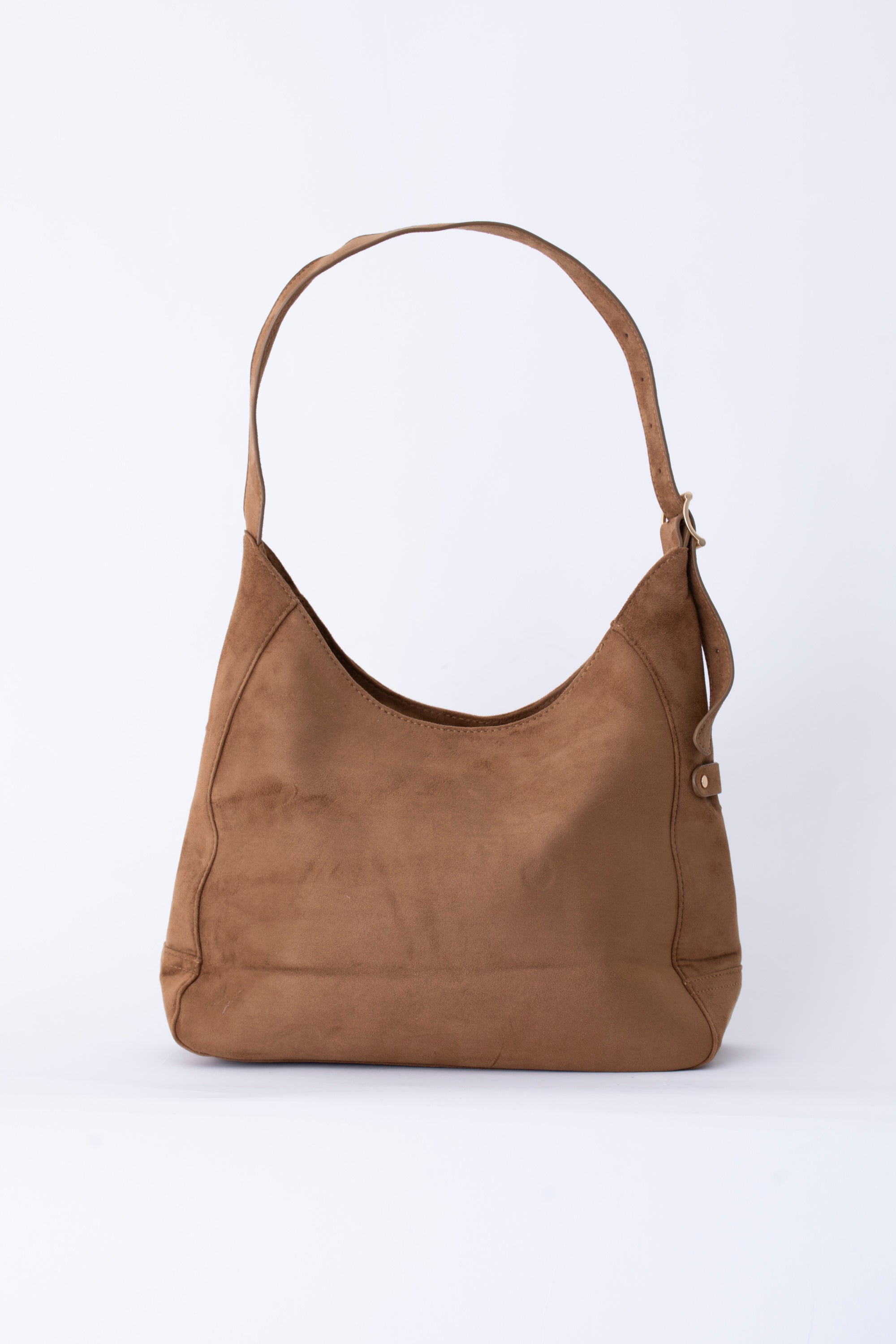 Borsa da spalla effetto camoscio - FW26