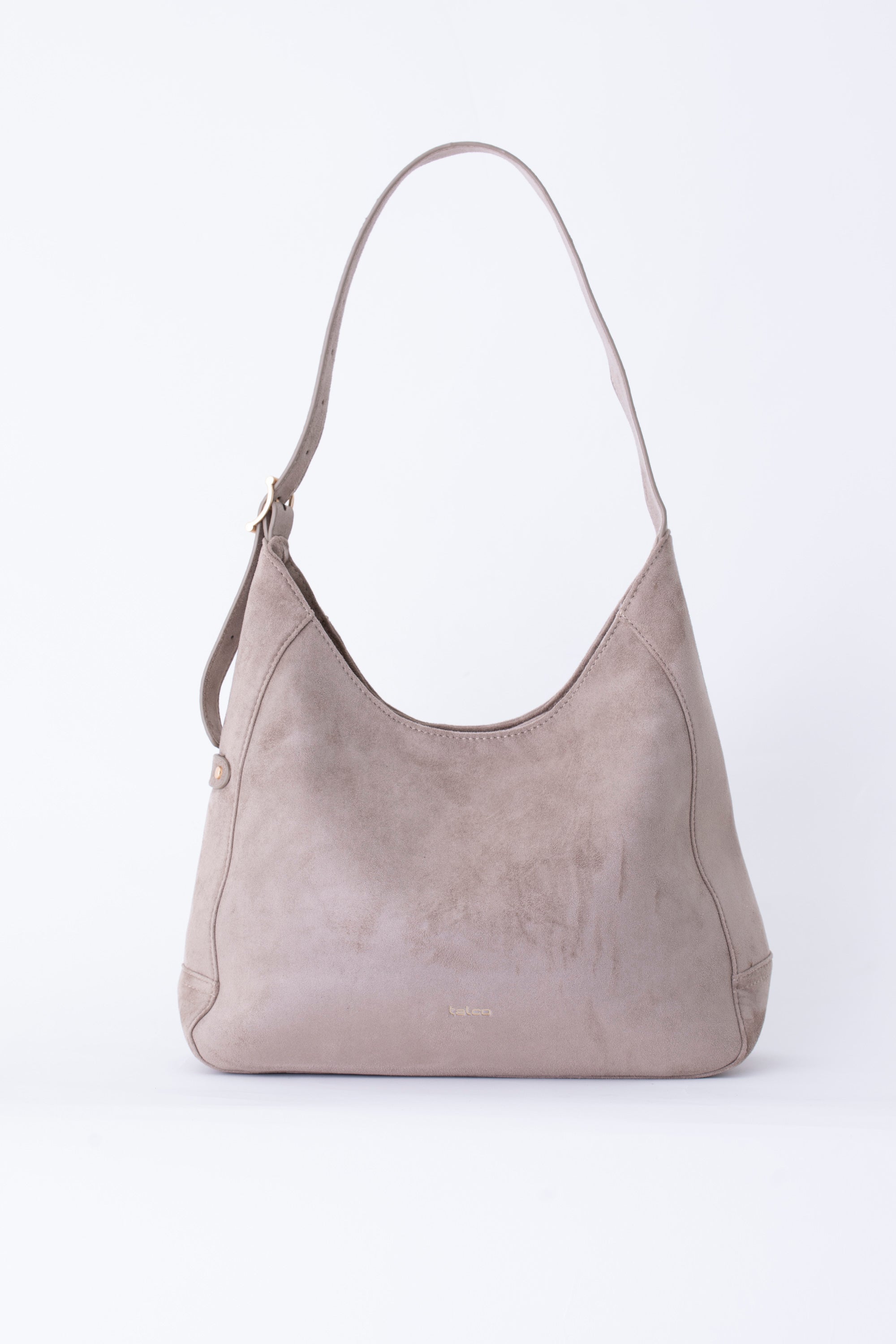 Borsa da spalla effetto camoscio - FW26