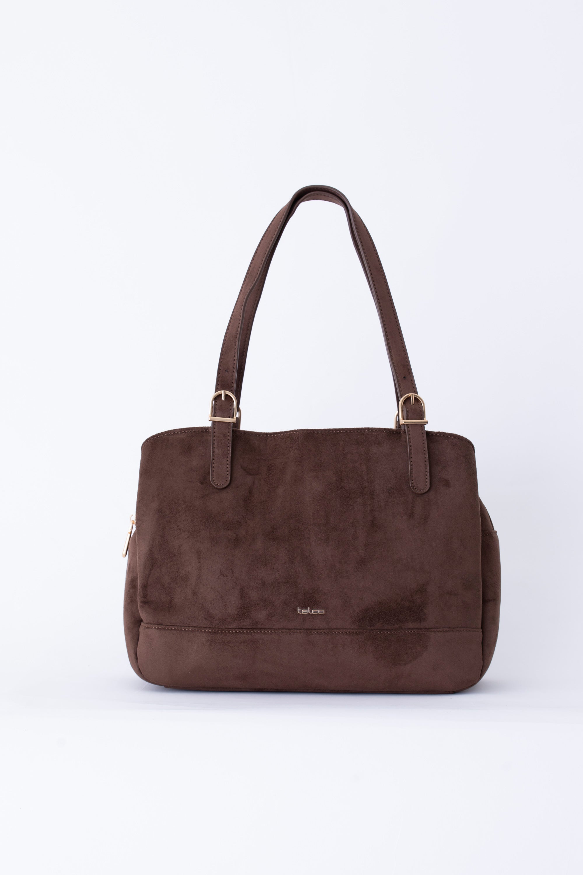 Borsa a bauletto effetto camoscio - FW26