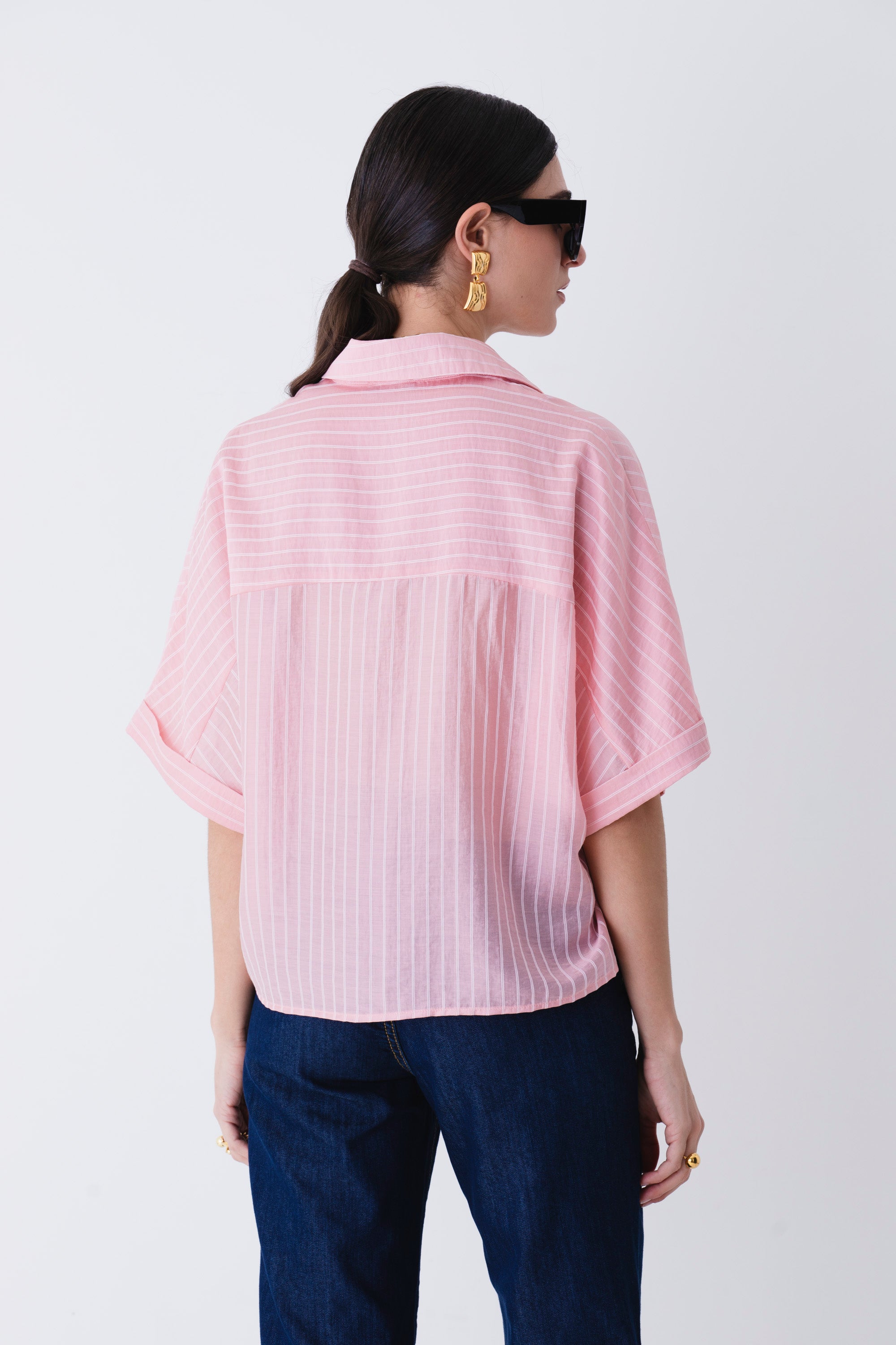 Camicia bacchettata in lyocell - PE25