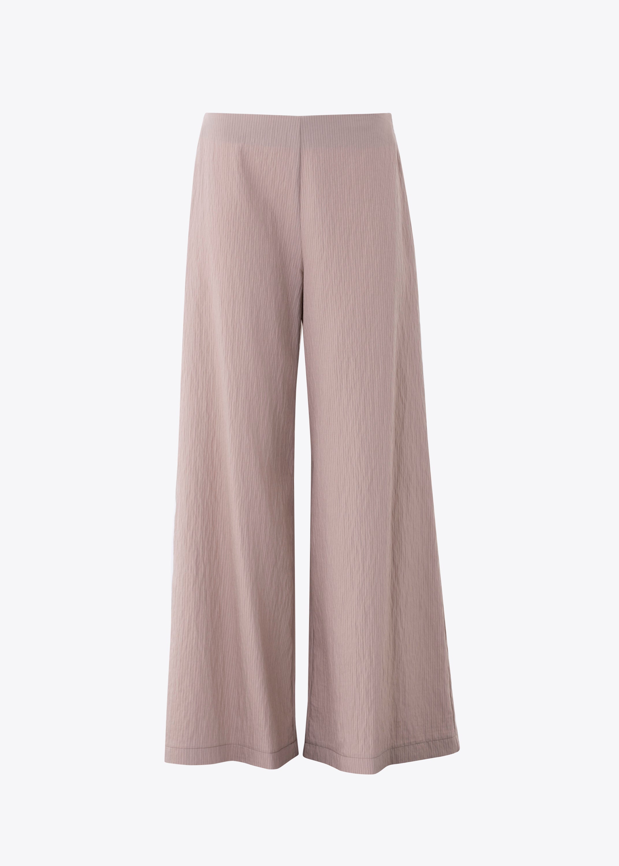 Pantalone palazzo in tessuto modal gessato - PE25