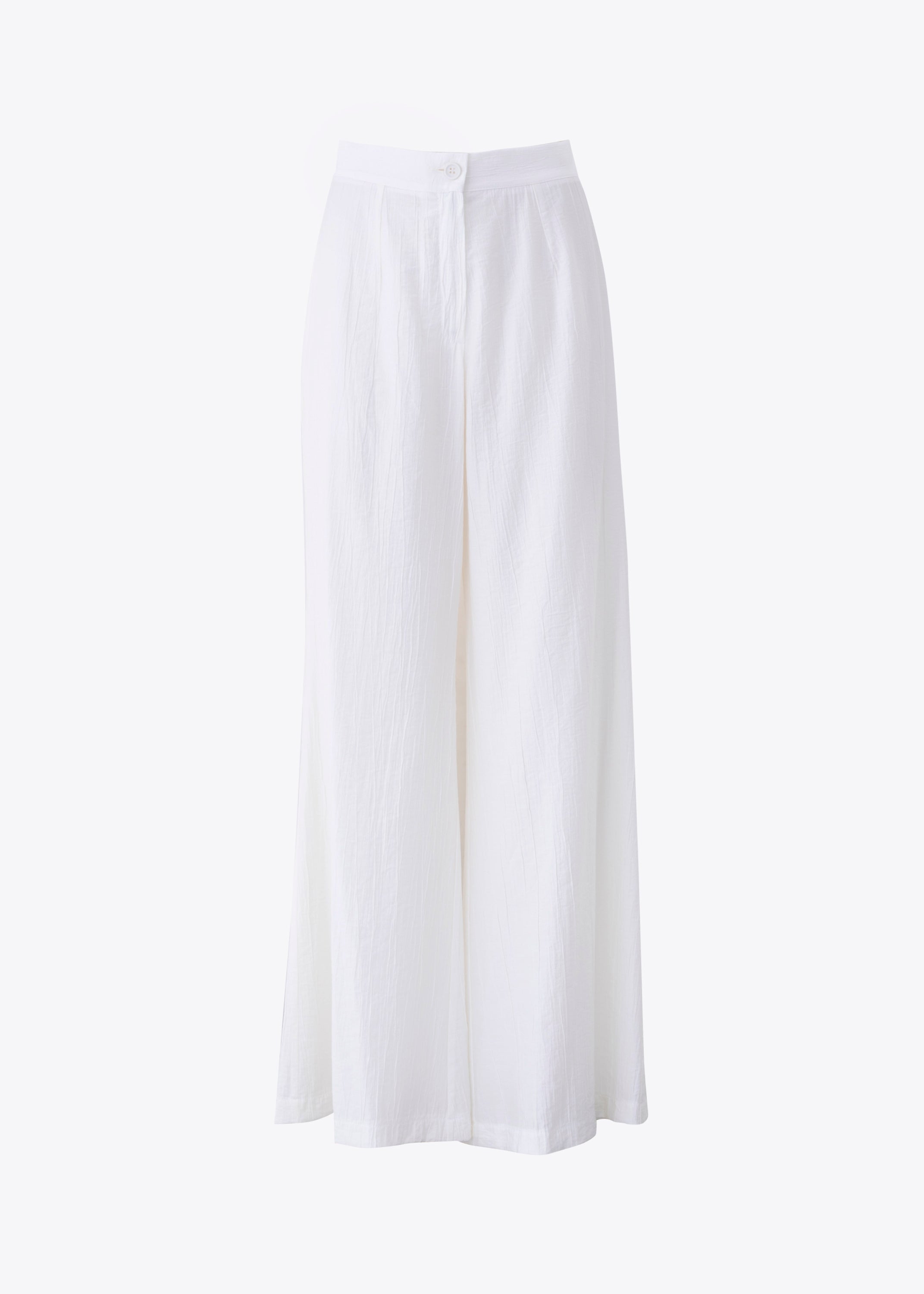 Pantalone palazzo in tessuto goffrato - PE25