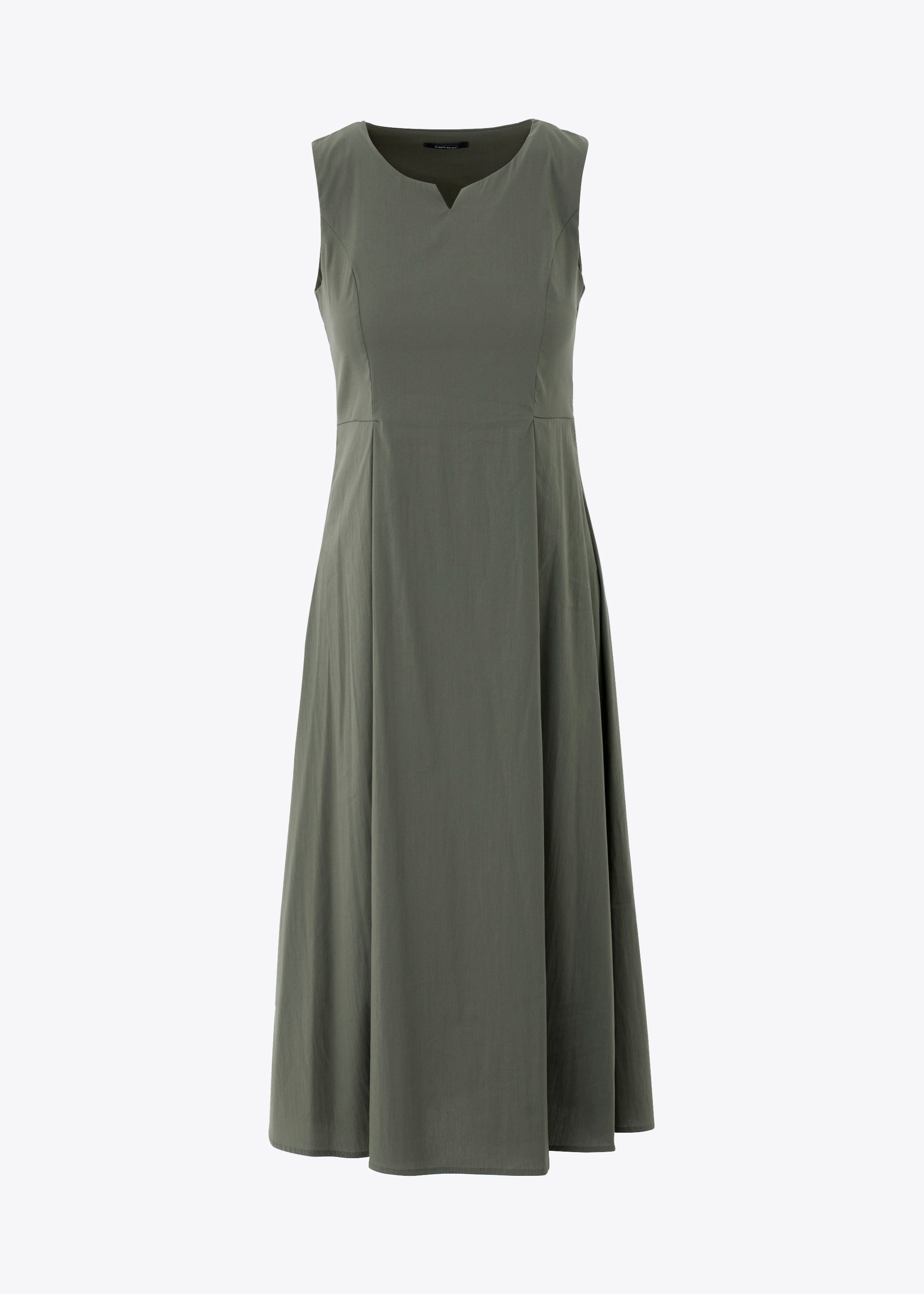 Abito midi in cotone elasticizzato - PE25