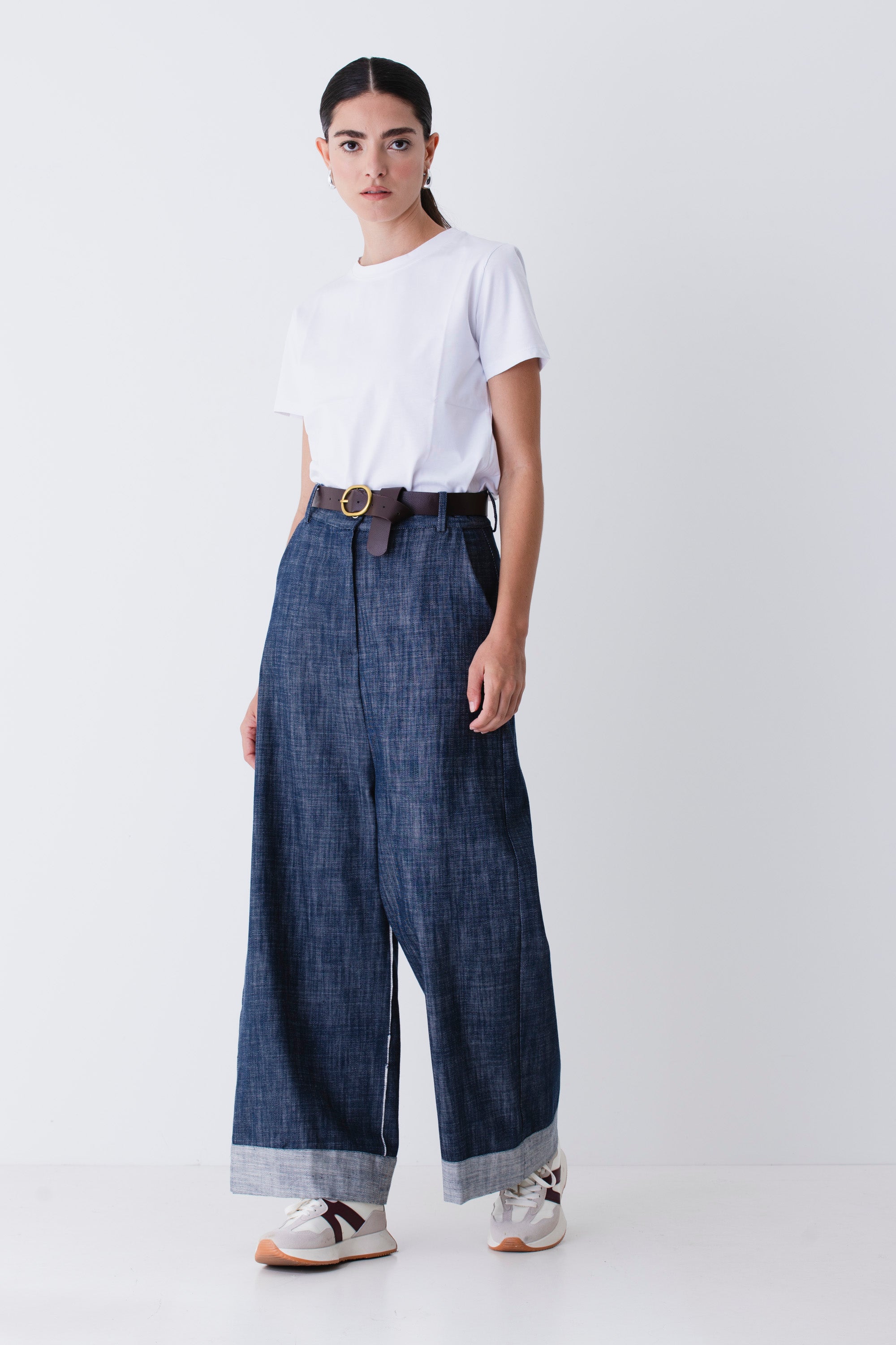 Jeans super ampio a vita bassa - FW26