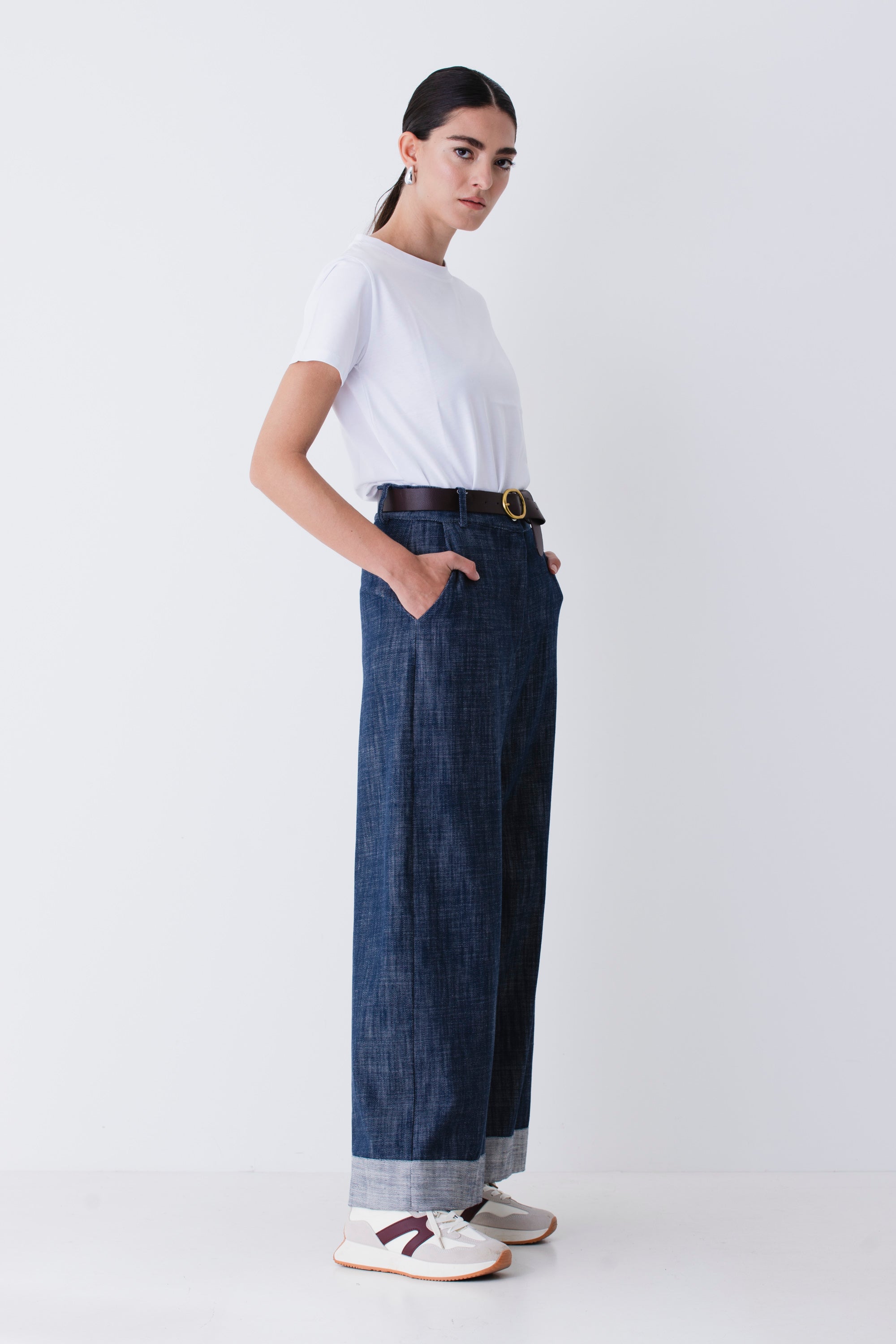 Jeans super ampio a vita bassa - FW26