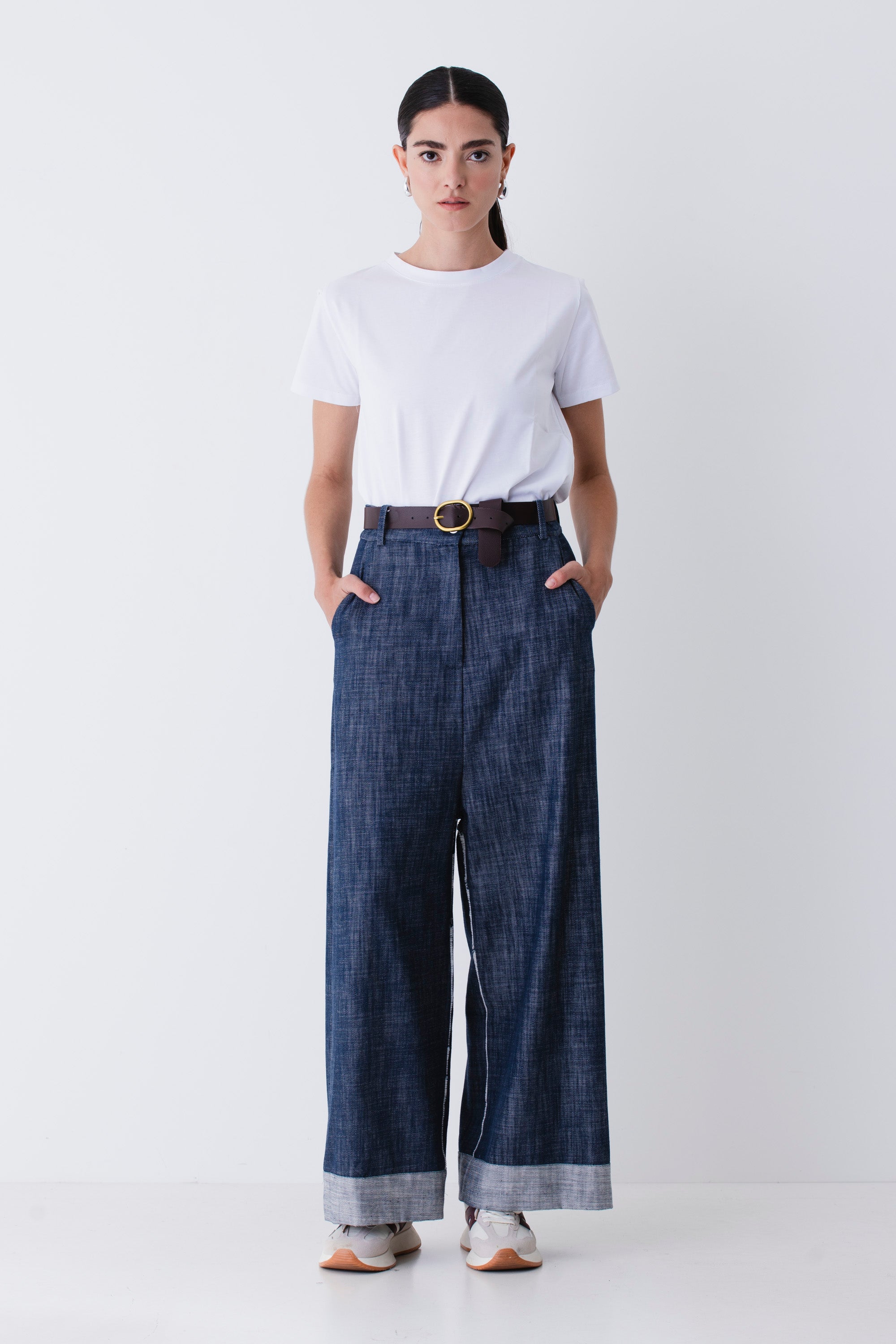 Jeans super ampio a vita bassa - FW26