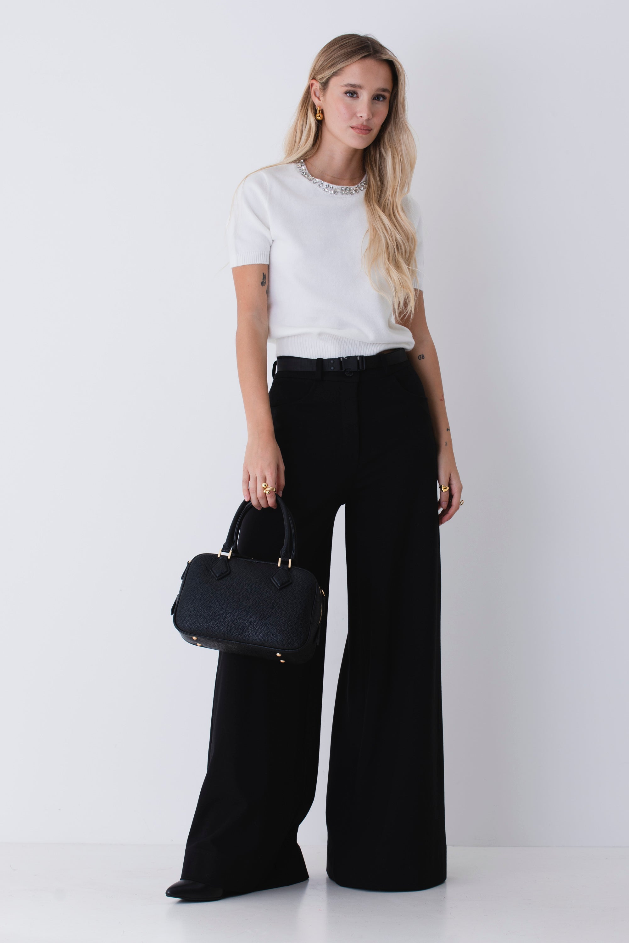 Pantalone palazzo in punto milano - FW26