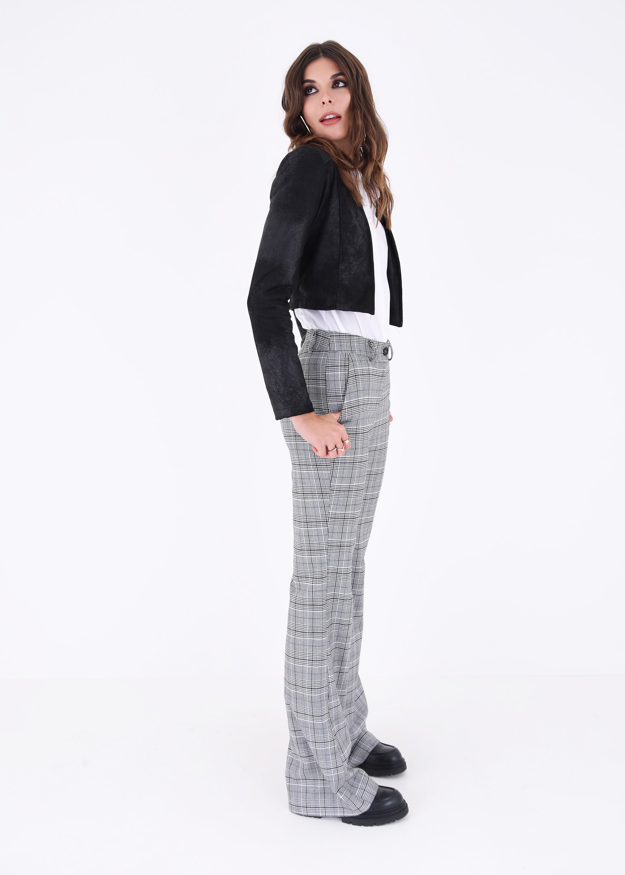 Pantalone palazzo in galles - FW23