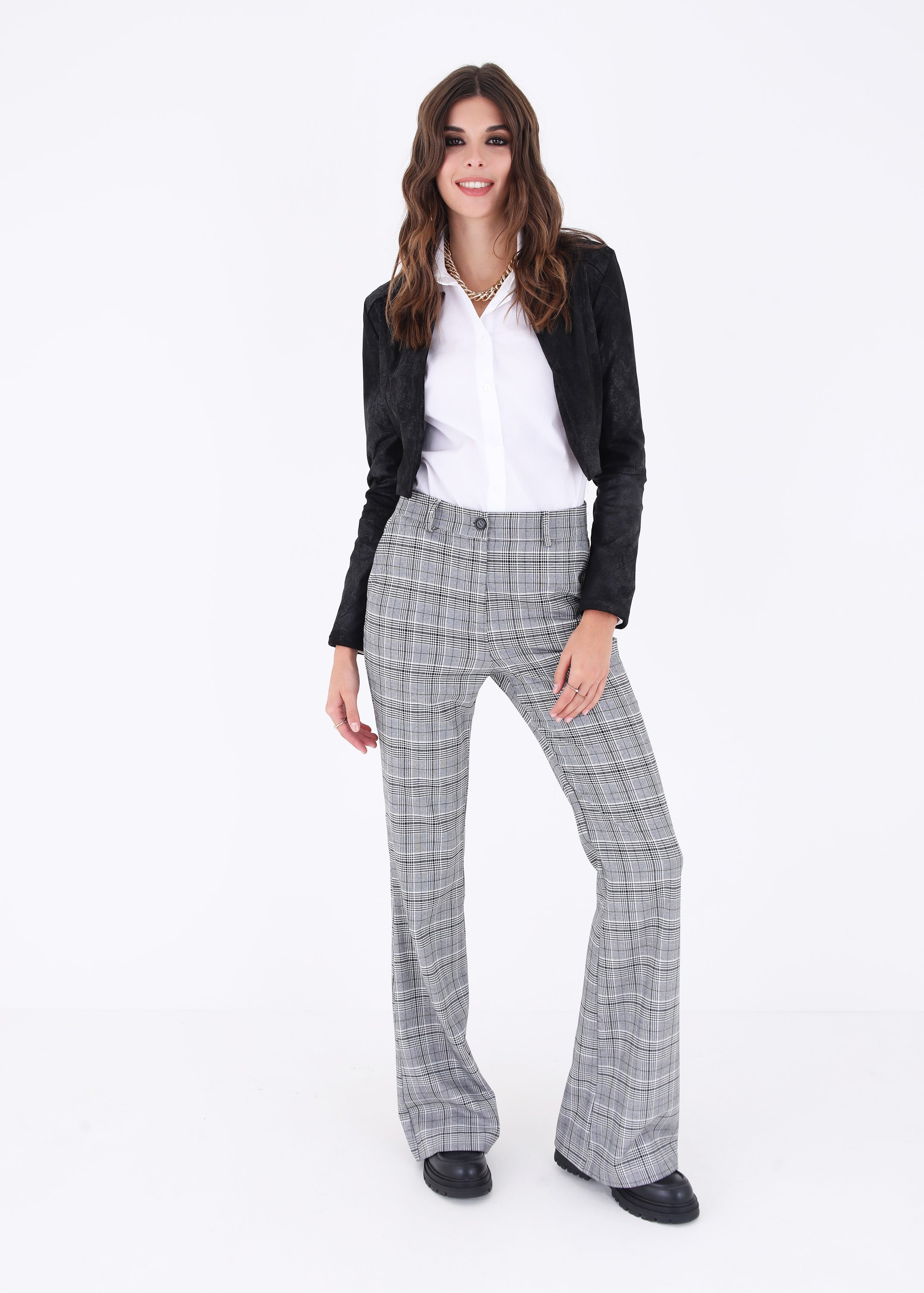 Pantalone palazzo in galles - FW23
