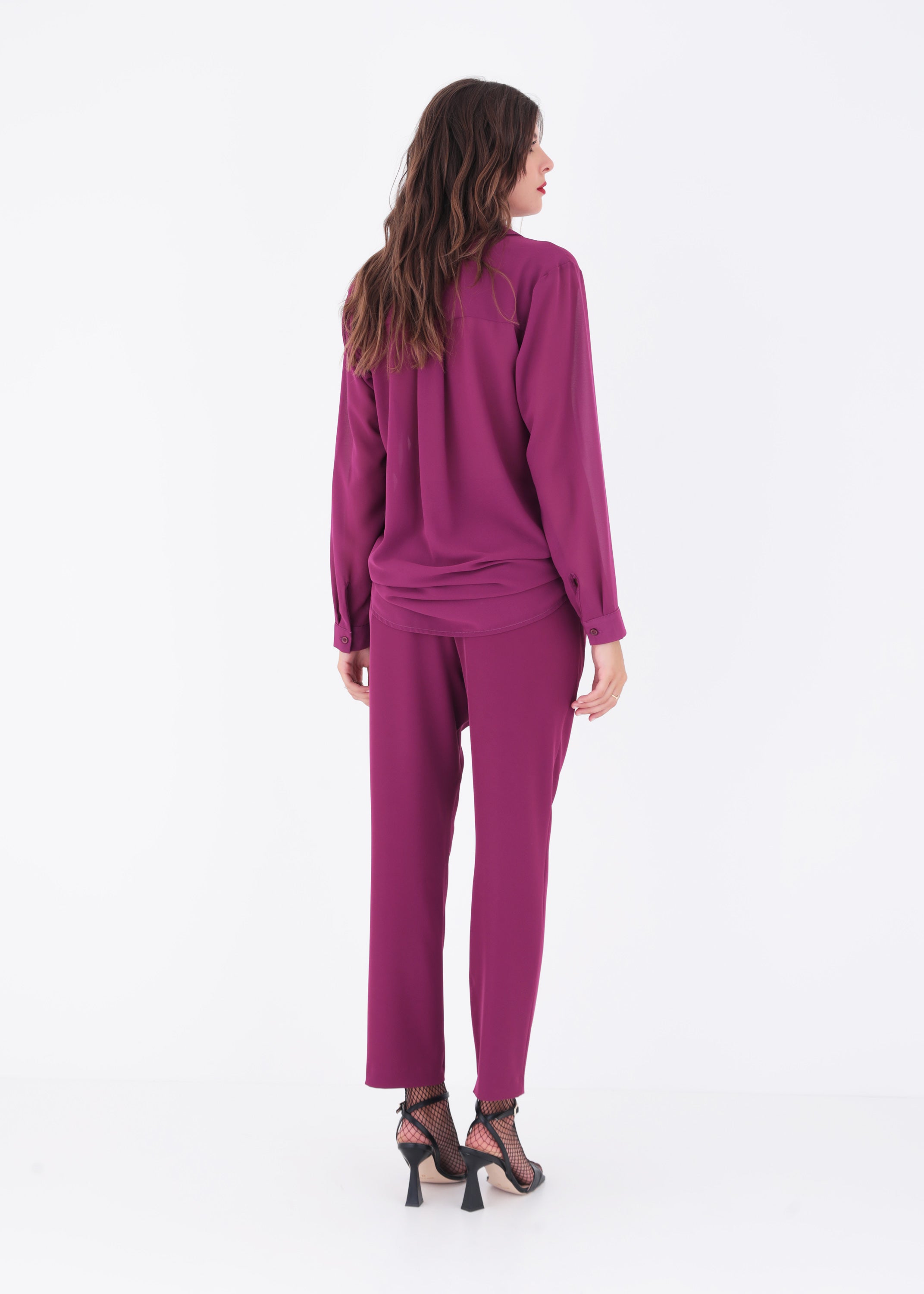 Pantalone con fusciacca in cady - FW23
