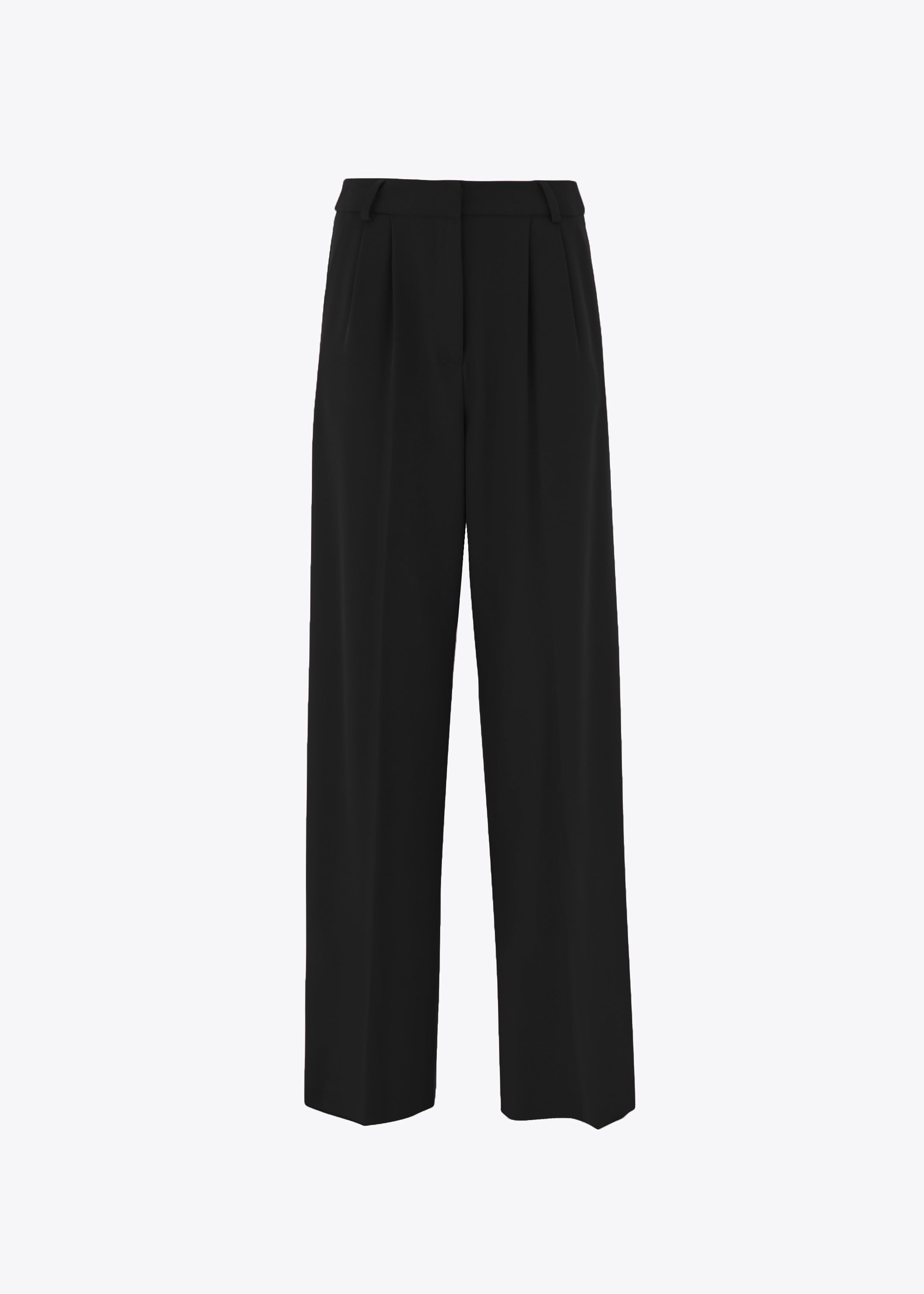 Pantalone palazzo in cady con pinces - FW23