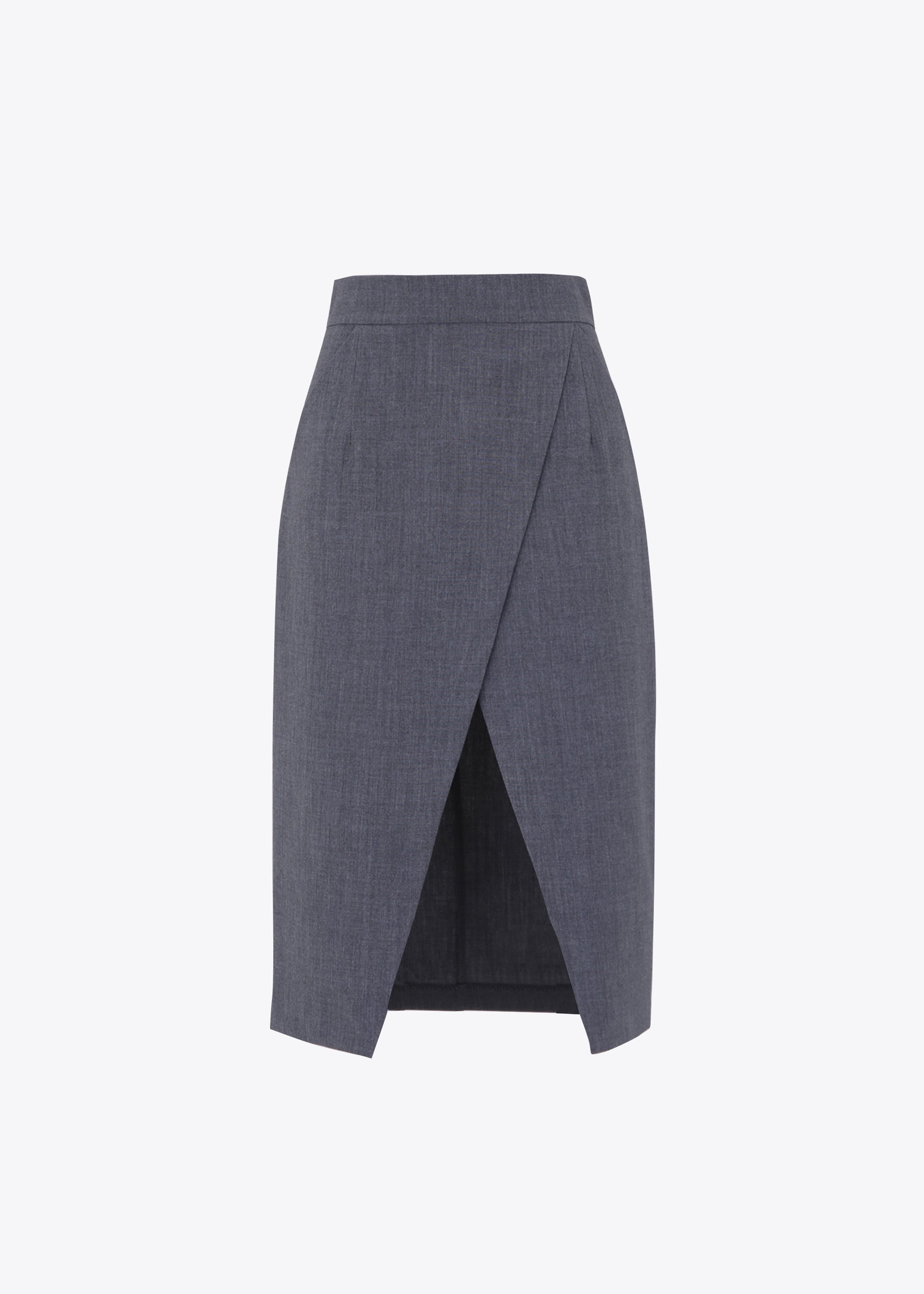 Gonna longuette in grisaglia - FW23