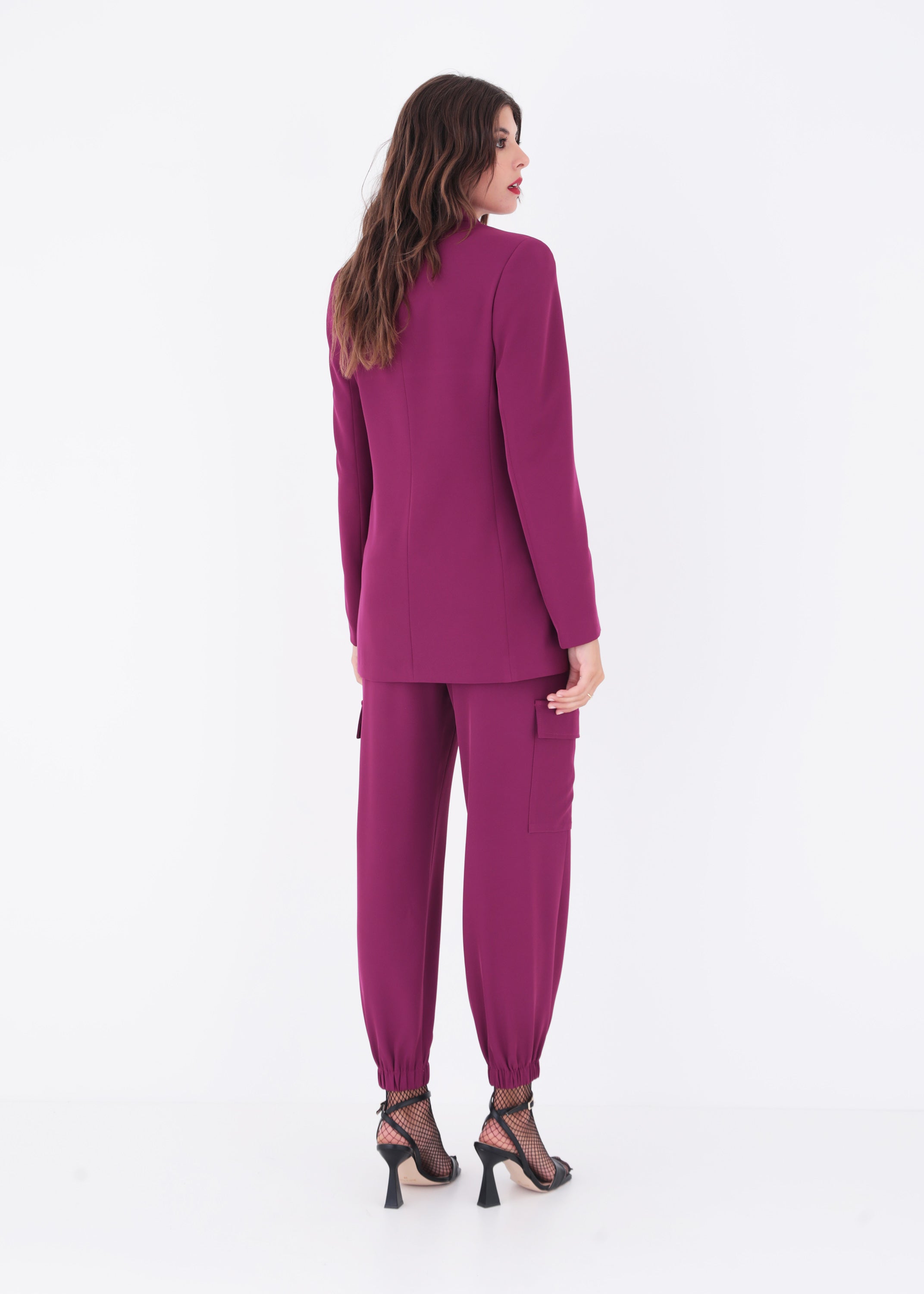 Blazer ad un petto in cady - FW23